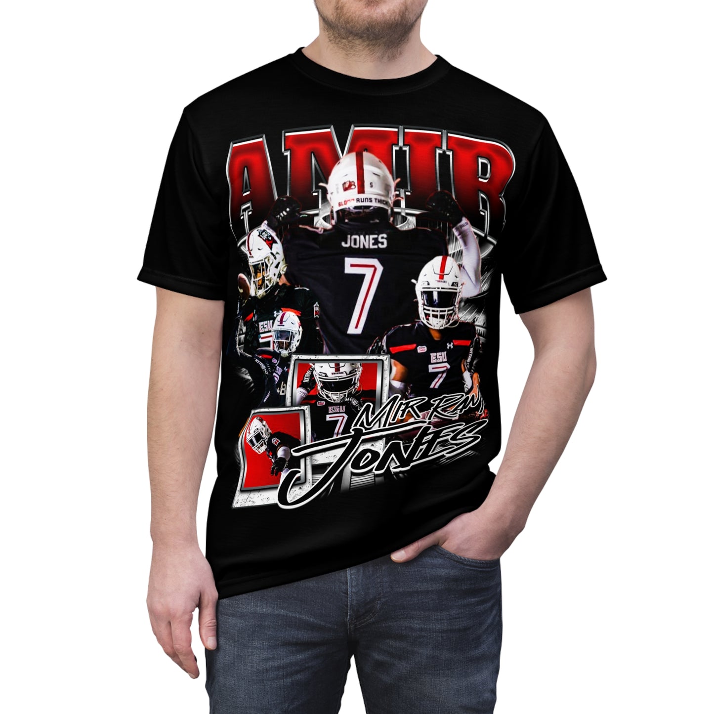 Amir Jones Vintage Full Print Tee