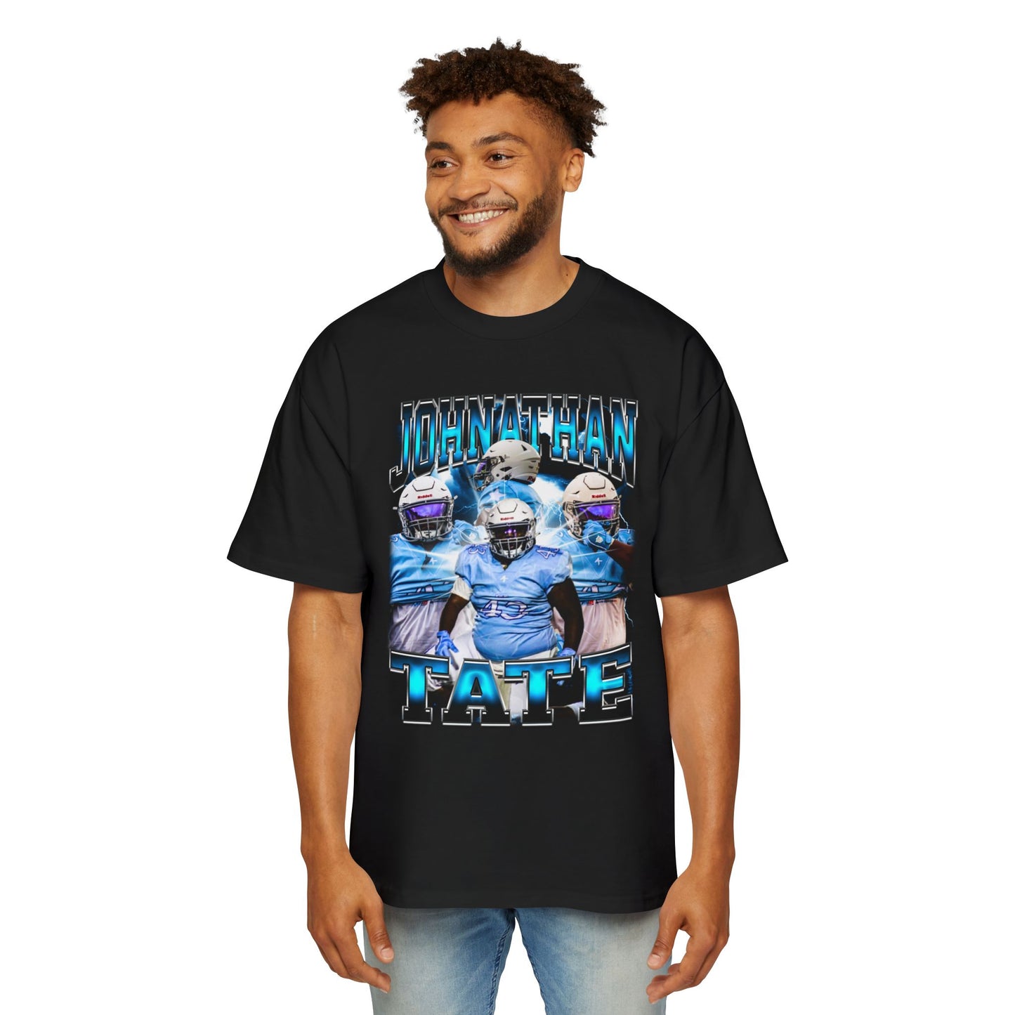 Johnathan Tate Oversized Retro Tee
