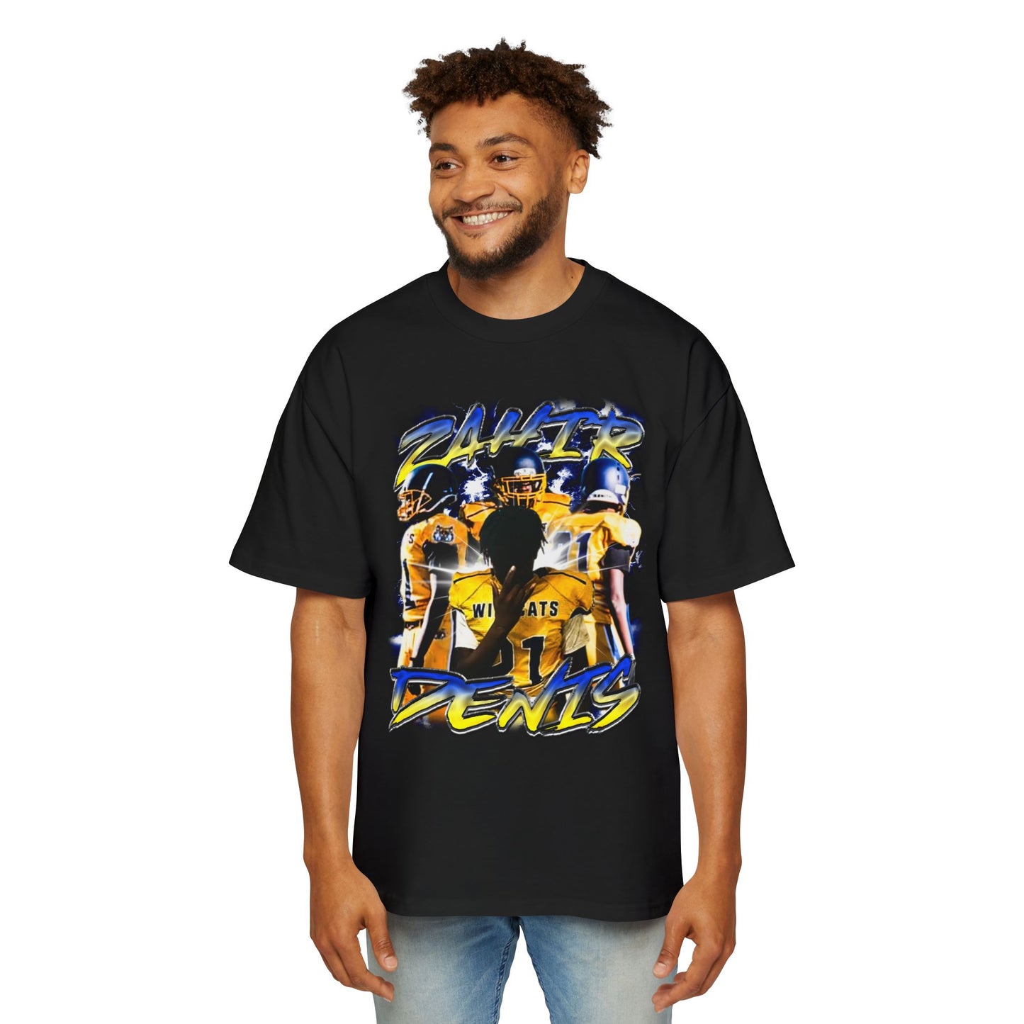 Zahir Denis Oversized Retro Tee