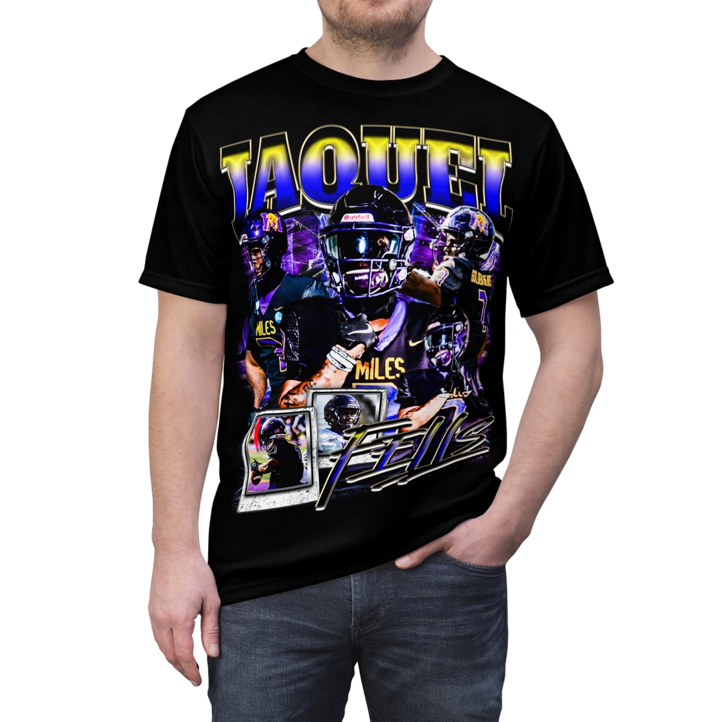 Jaquel Fells Vintage Full Print Tee