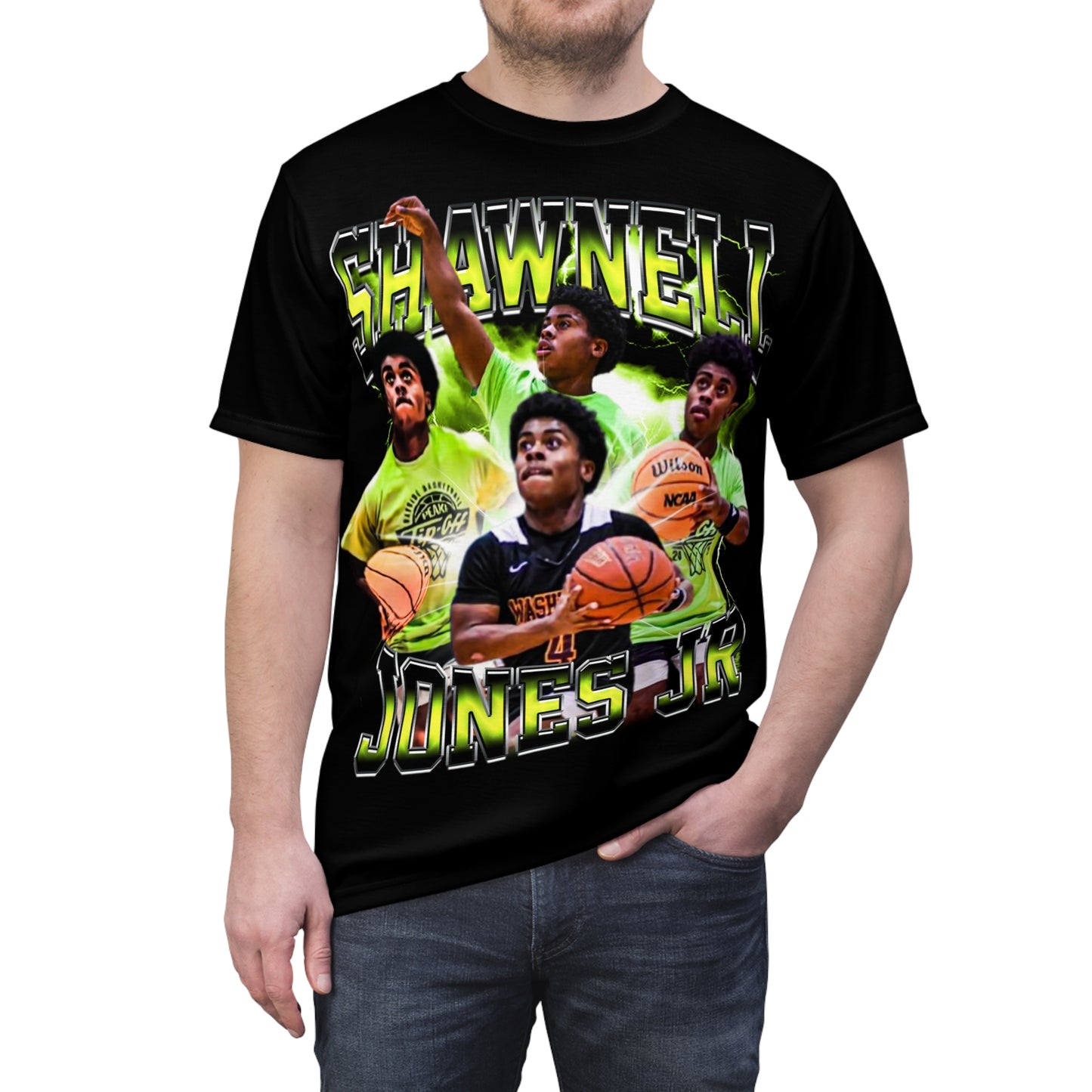 Shawnell Jone Jr Vintage Full Print Tee