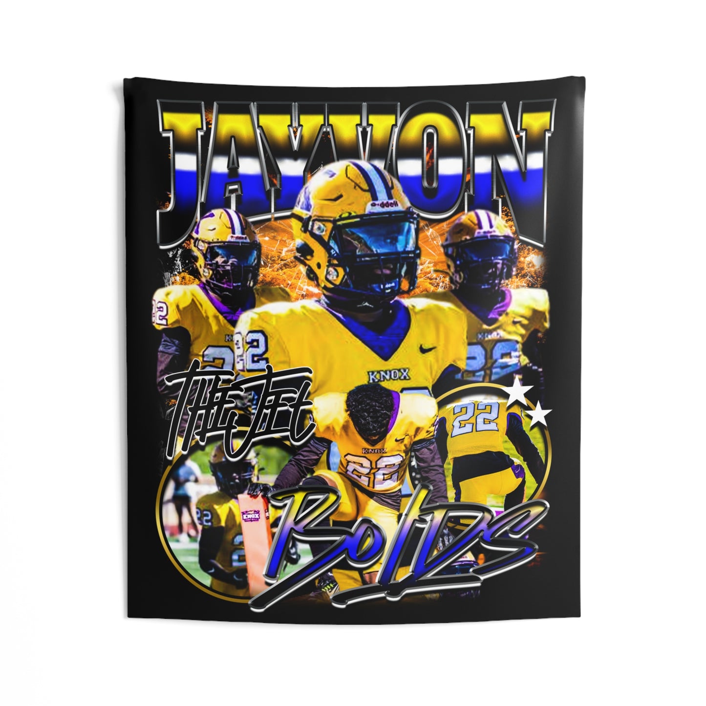 Jayvon Bolds Tapestry 50” x 60”