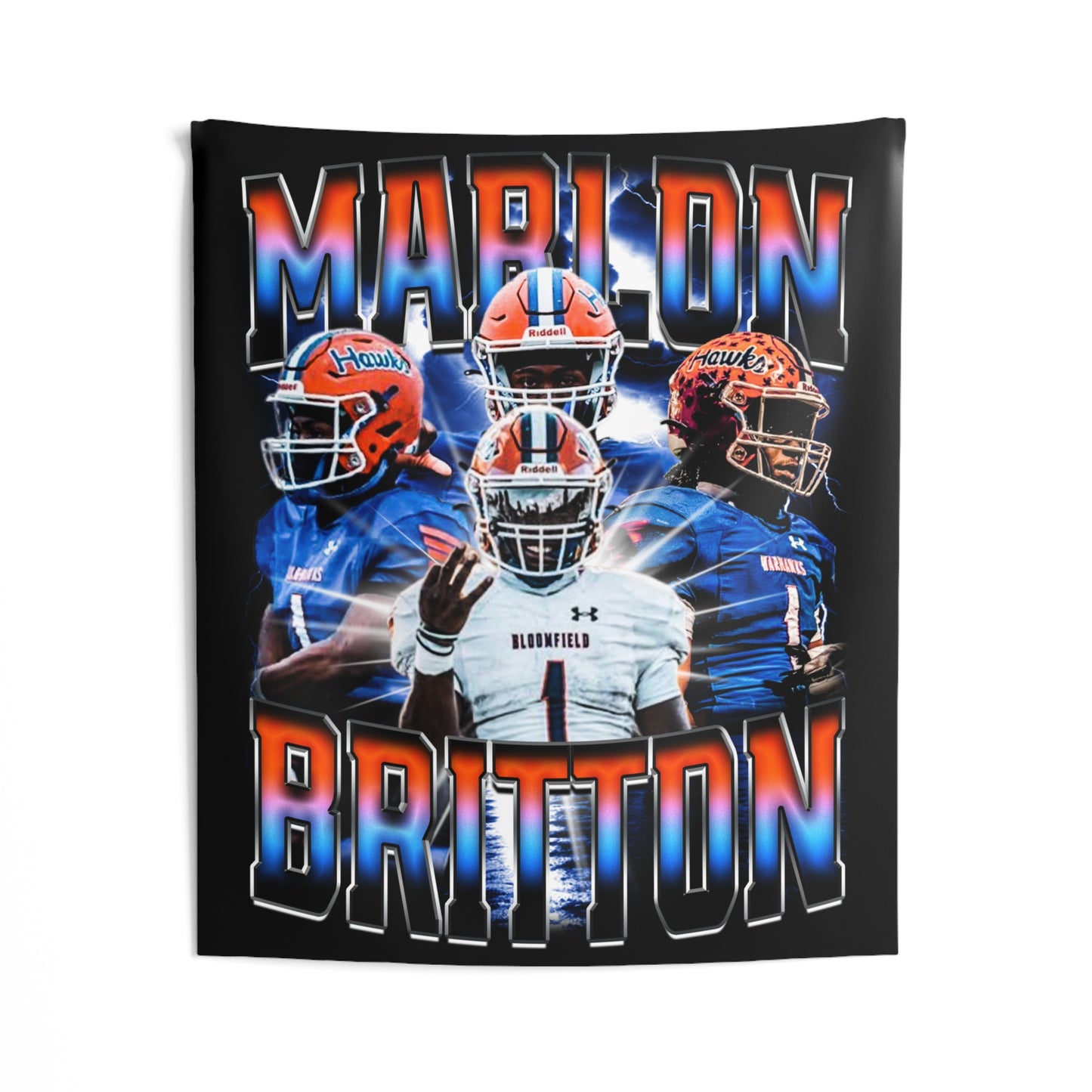 Marlon Britton Tapestry 50” x 60”