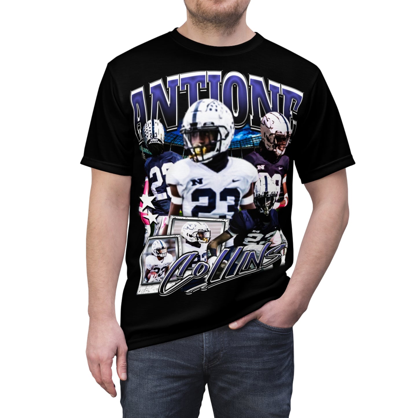 Antione Collins Vintage Full Print Tee