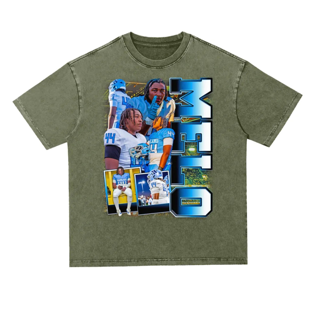 Melo Oversized Acid wash T-shirt