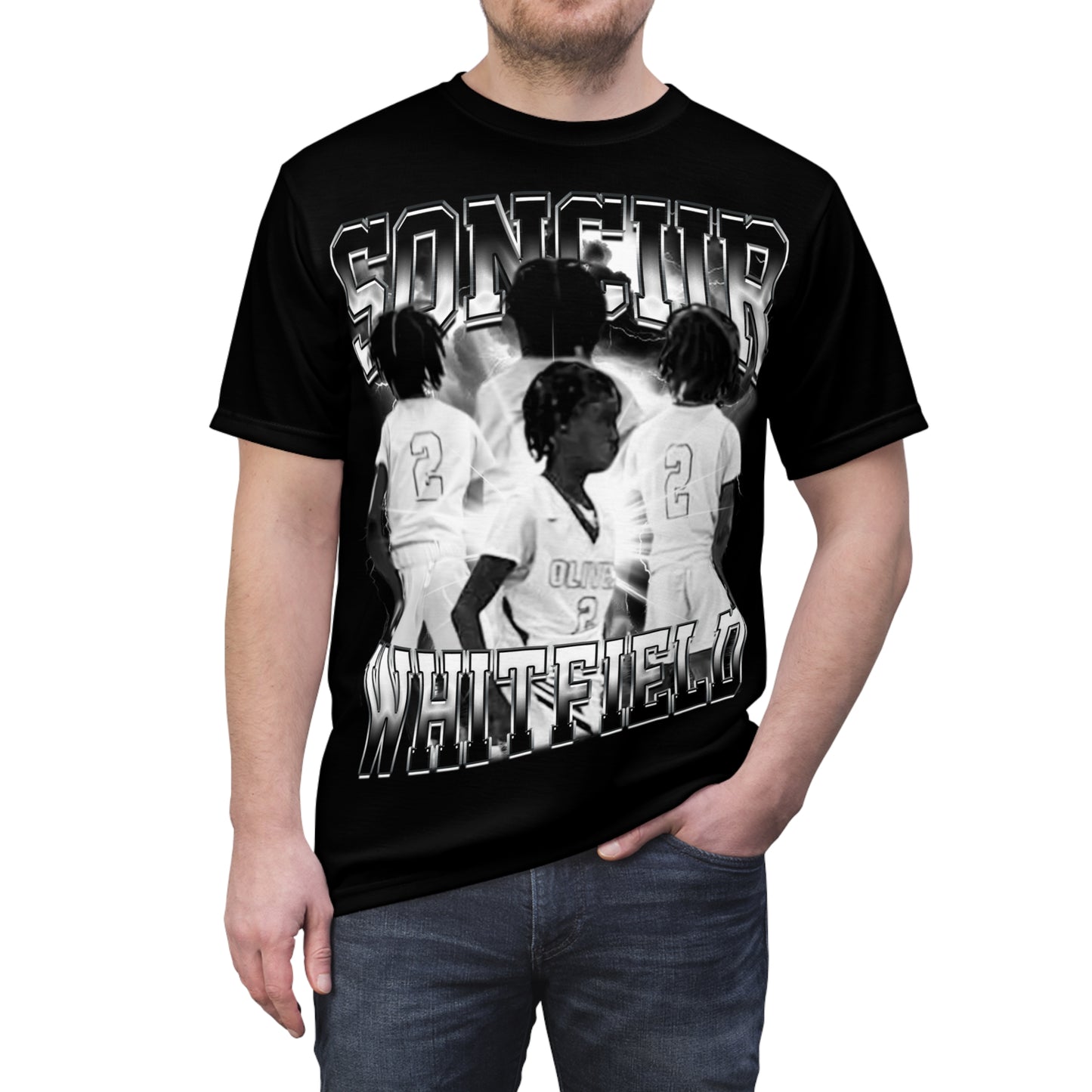 Sonciir Whitfield Vintage Full Print Tee