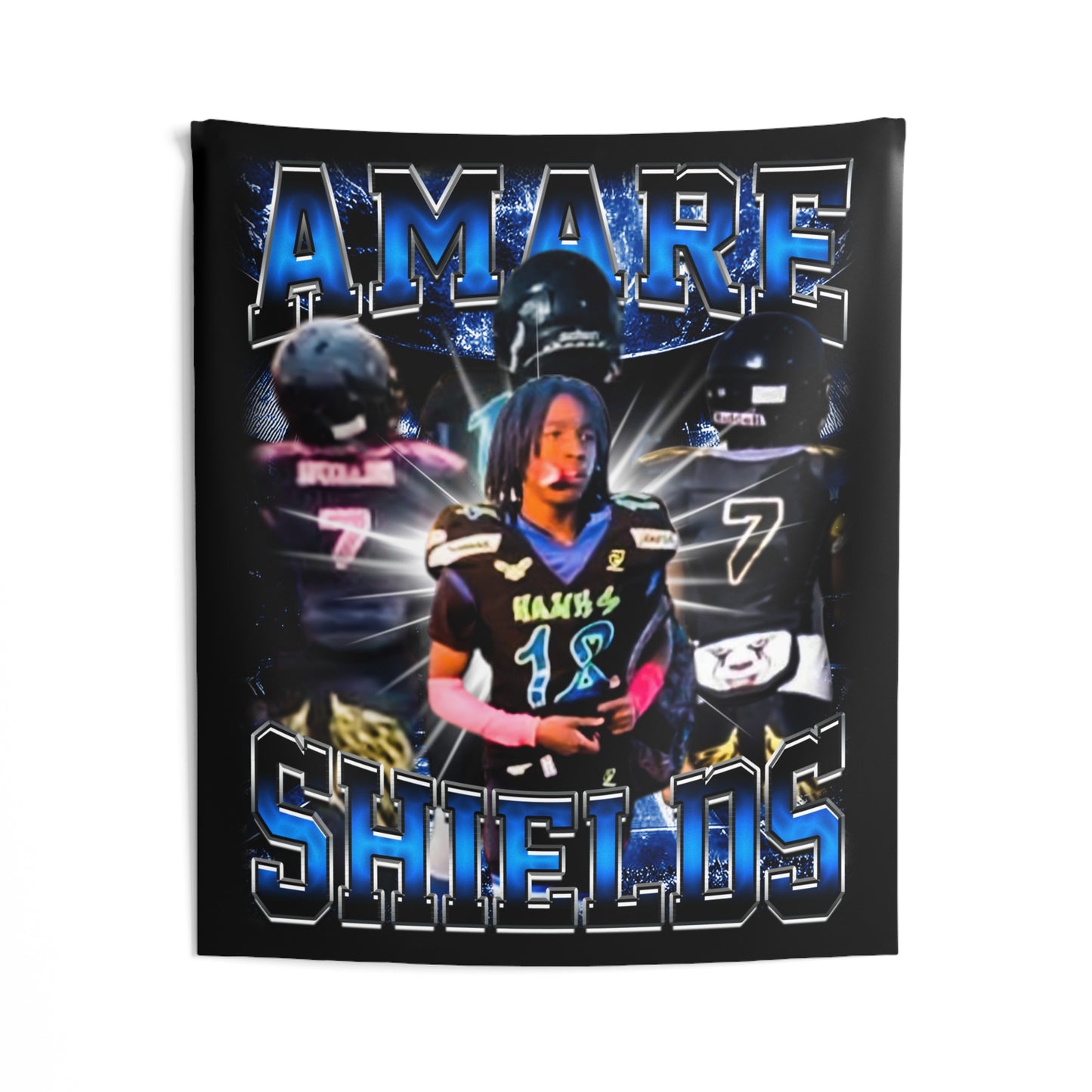 Amare Shields Tapestry 50” x 60”