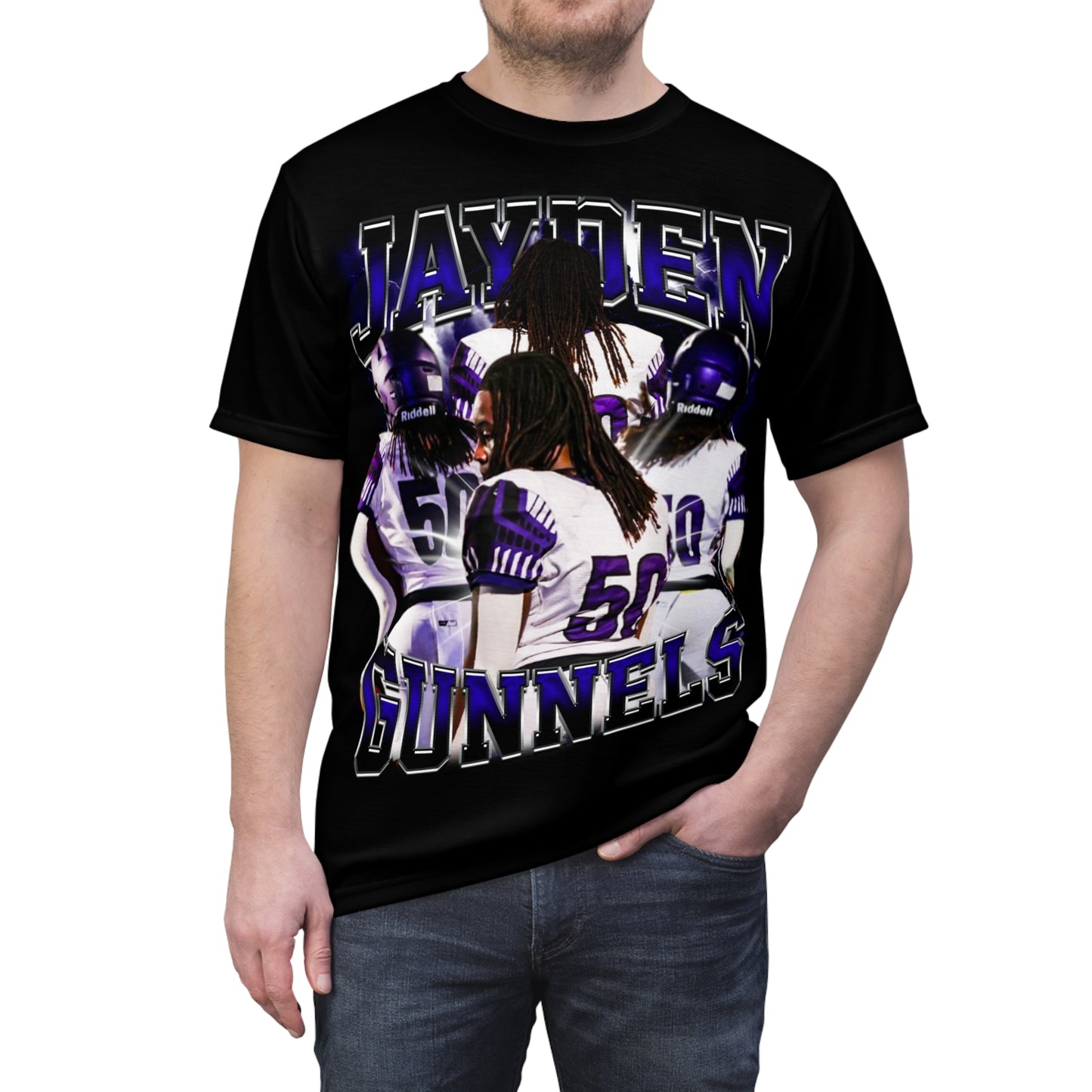 Jayden Gunnels Vintage Full Print Tee