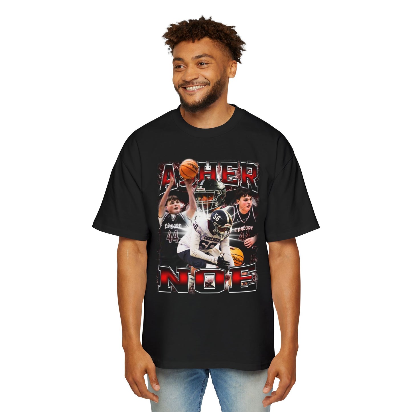 Asher Noe Oversized Retro Tee