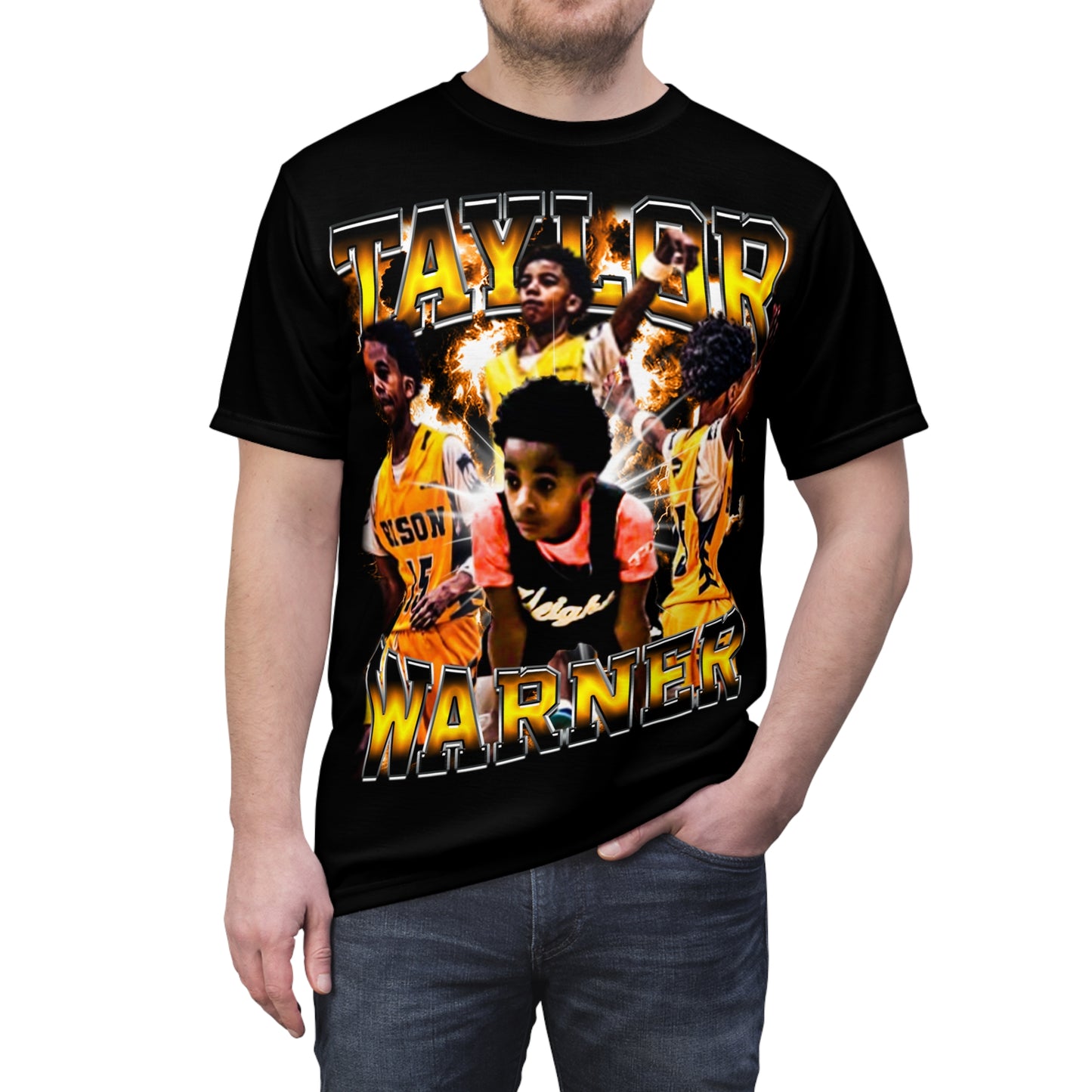 Taylor Warner Vintage Full Print Tee