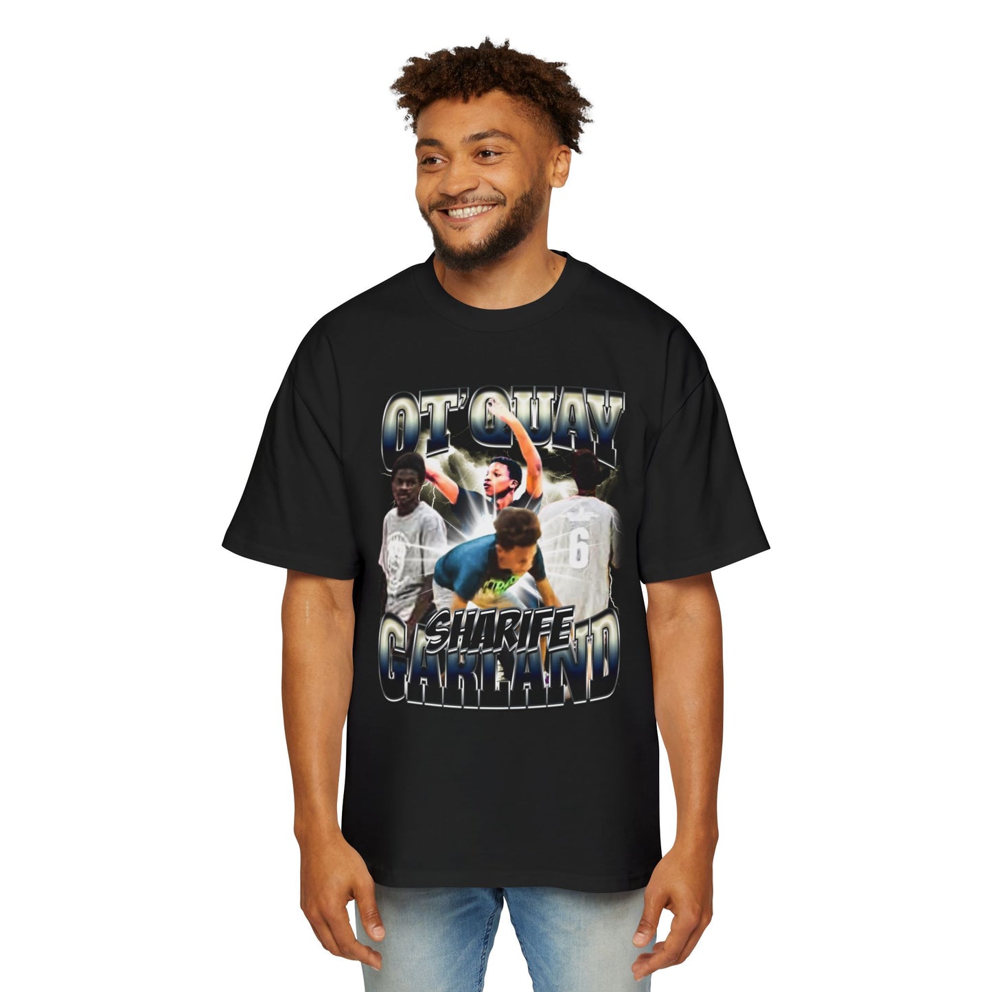 Ot’quay Sharife Garland Oversized Retro Tee