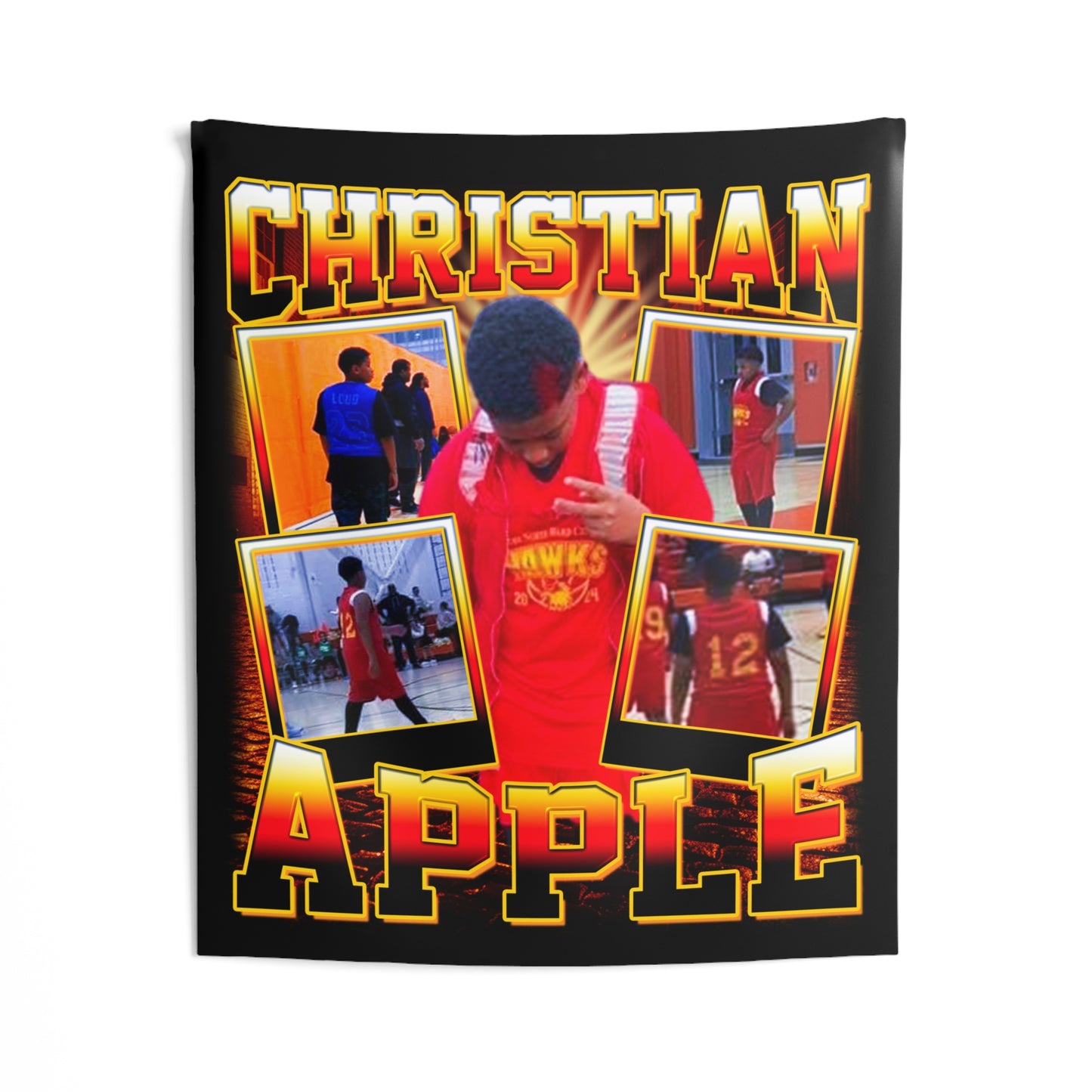Christian Apple Tapestry 50” x 60”