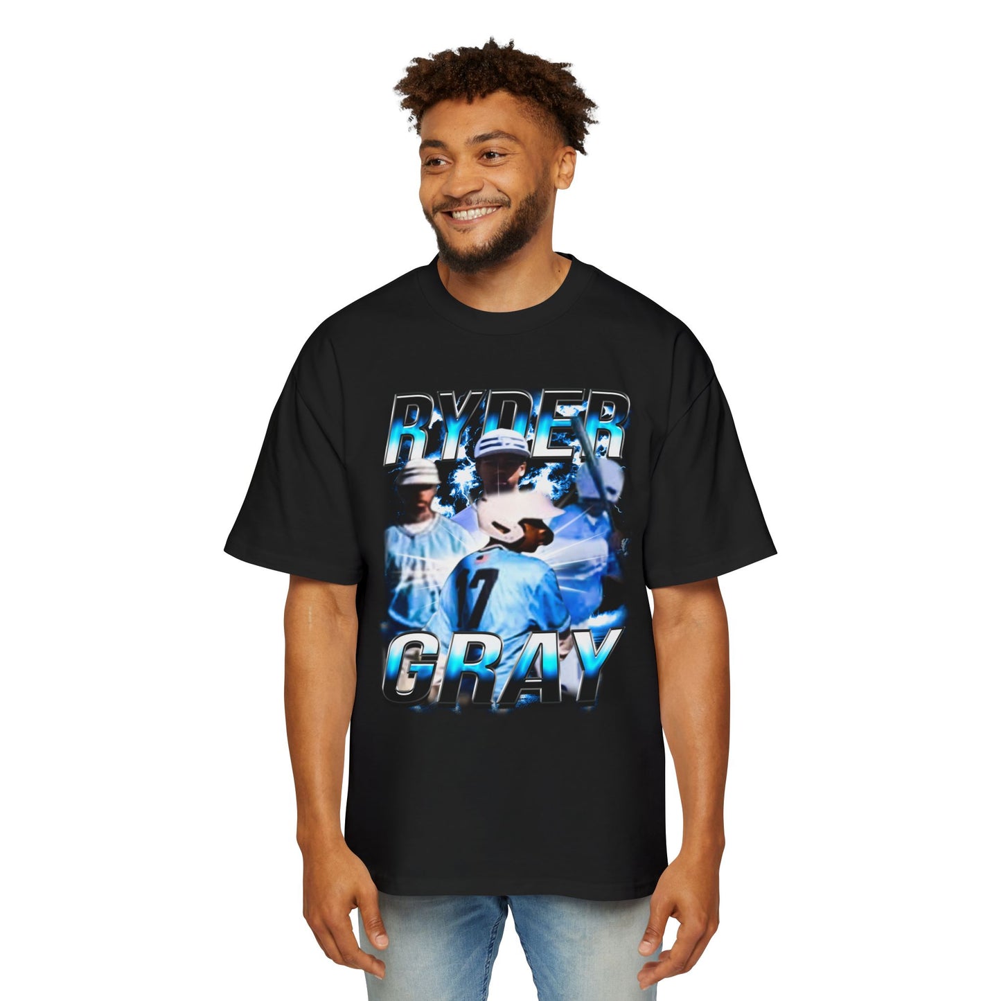 Ryder Gray Oversized Retro Tee