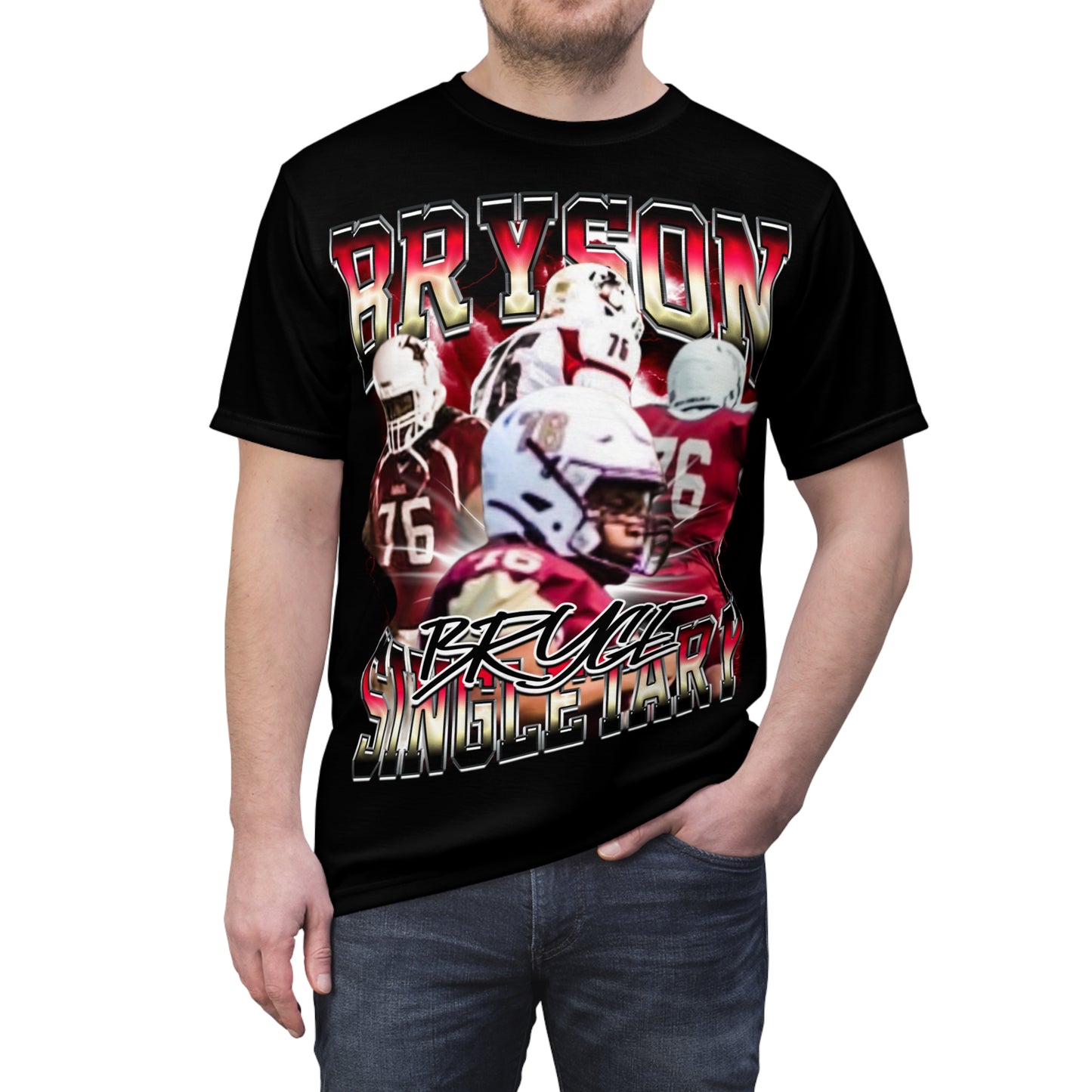Bryson Singletary Vintage Full Print Tee