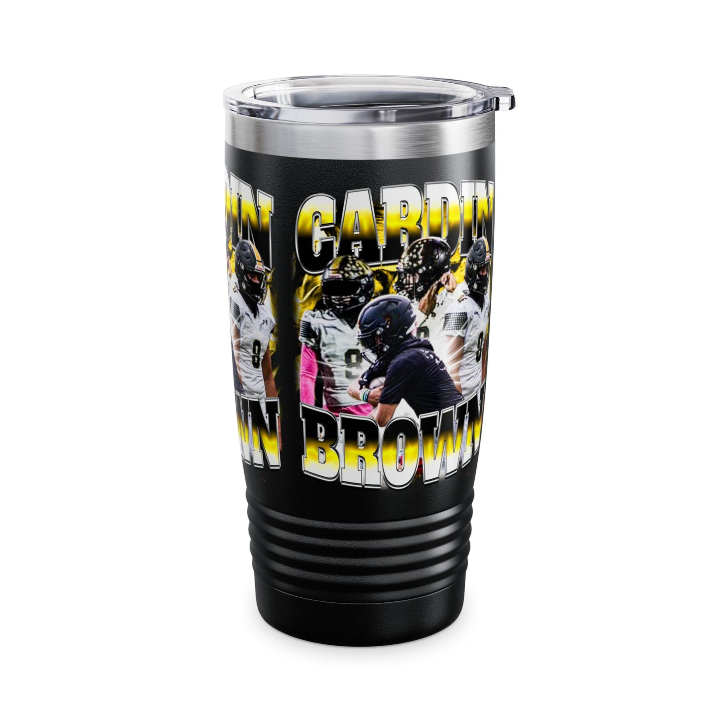 Cardin Brown Stainless Steal Tumble