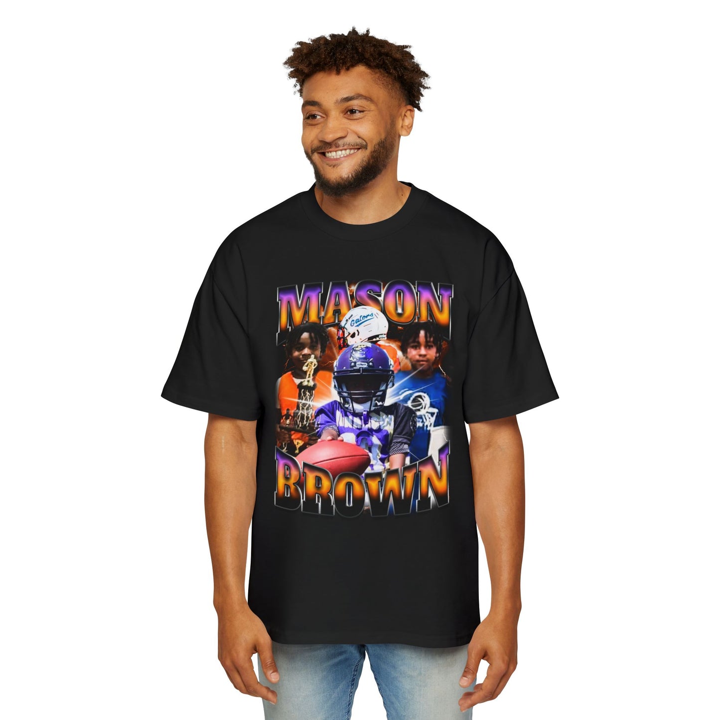 Mason Brown Oversized Retro Tee