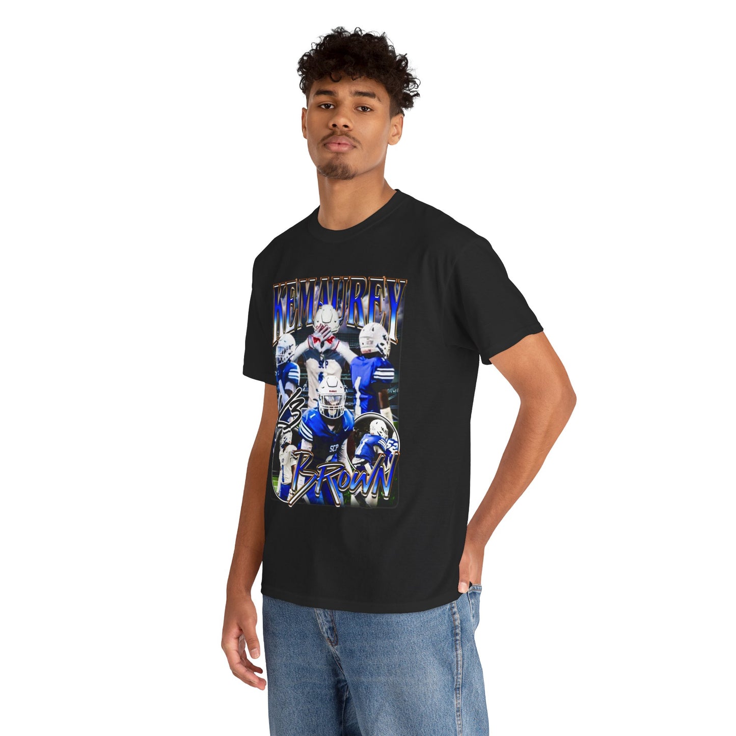 Kemaurey Brown Heavy Cotton Tee