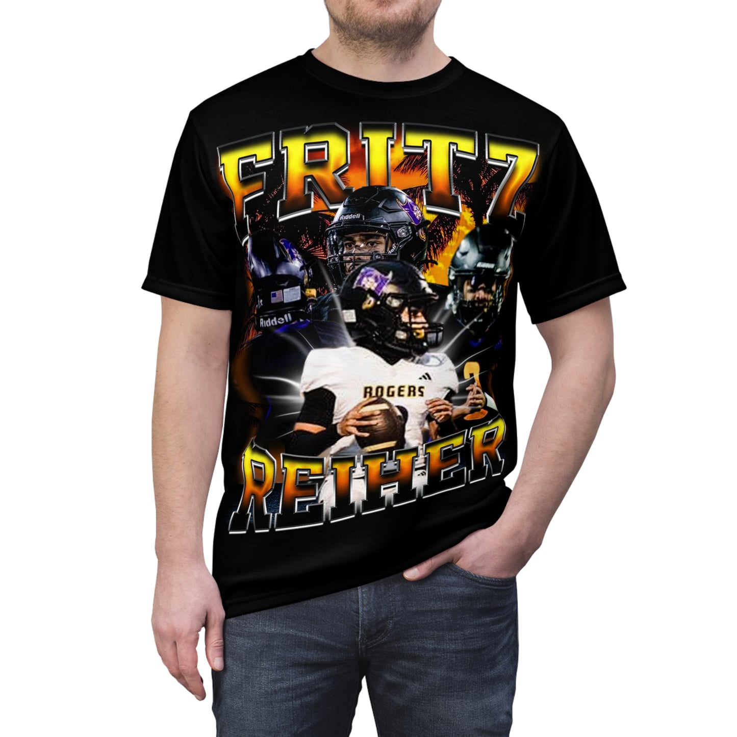 Fritz Reiher Vintage Full Print Tee
