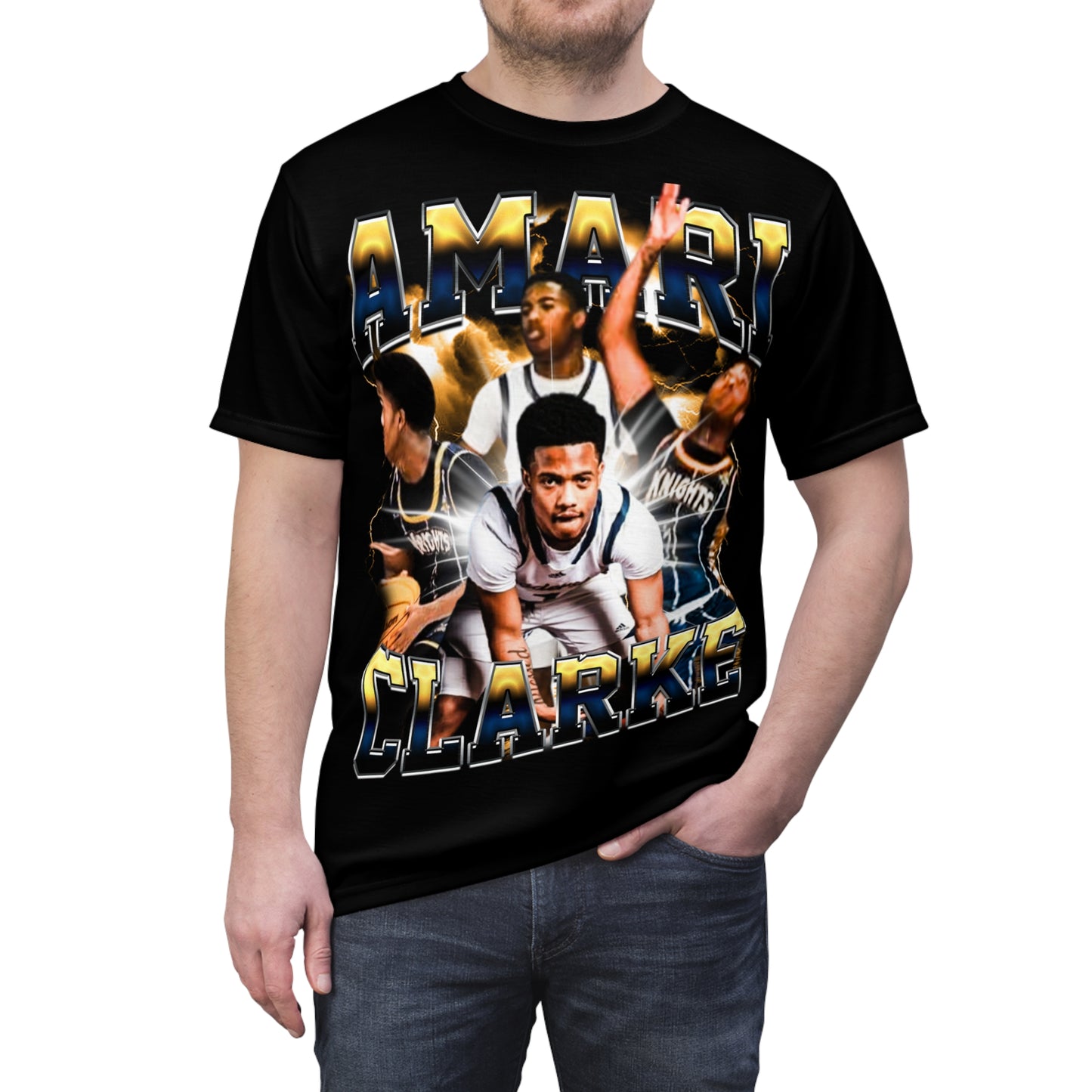 Amari Clarke Vintage Full Print Tee