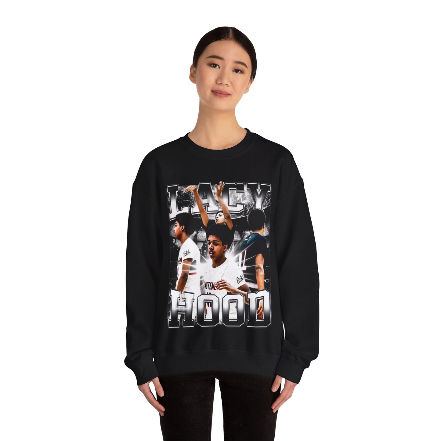 Lacy Hood Crewneck Sweatshirt