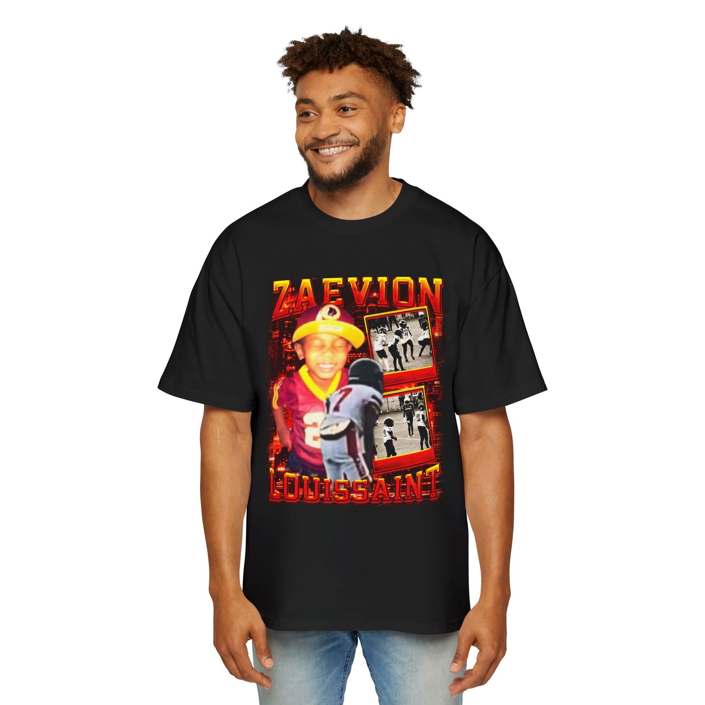 Zaevion Louissaint Oversized Retro Tee