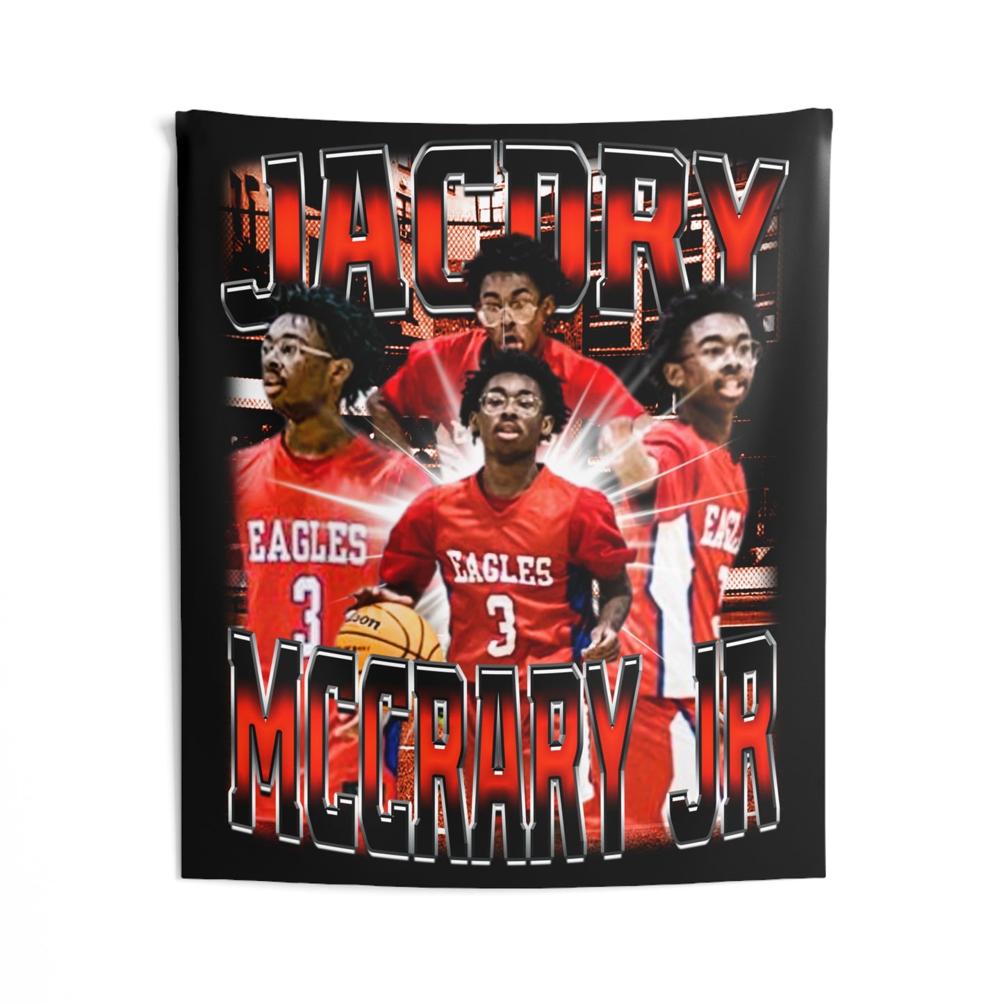 Jacory Mccrary JR Tapestry 50” x 60”