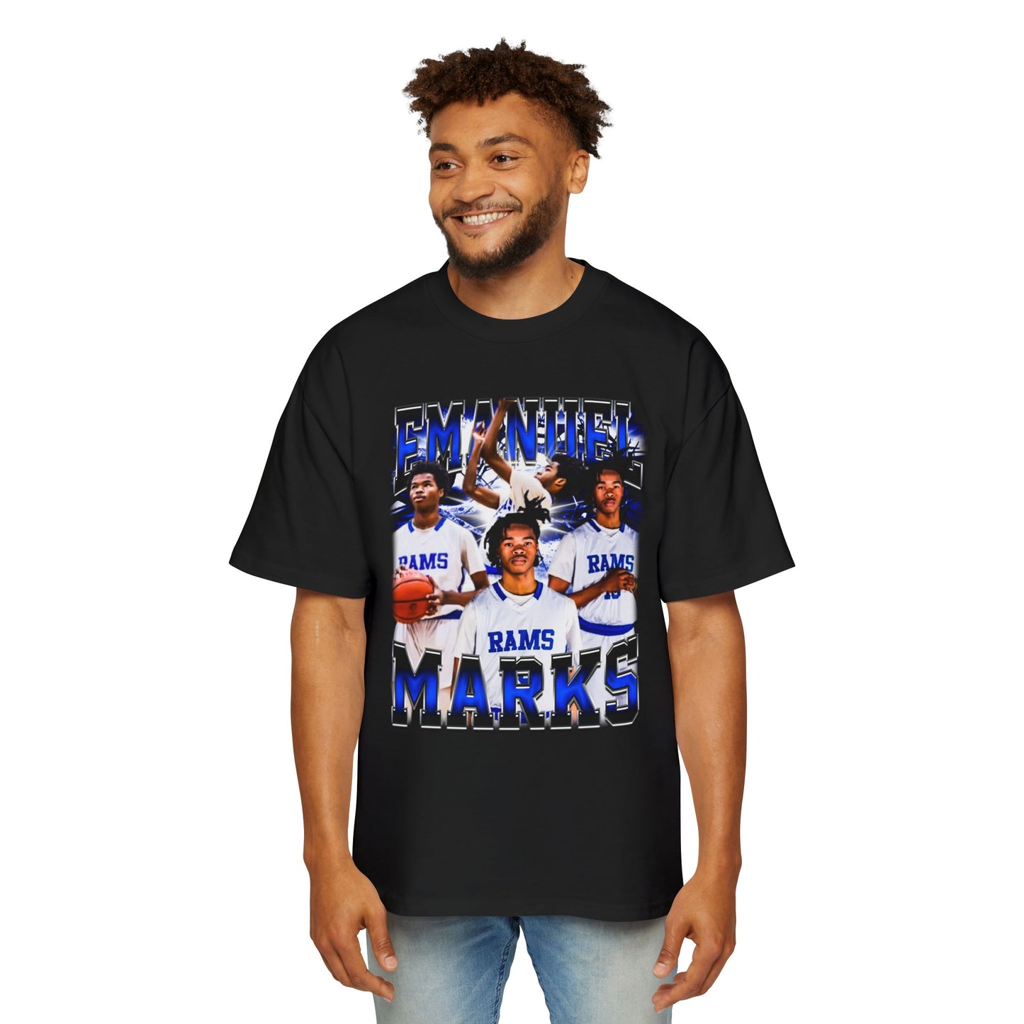 Emanuel Marks Oversized Retro Tee