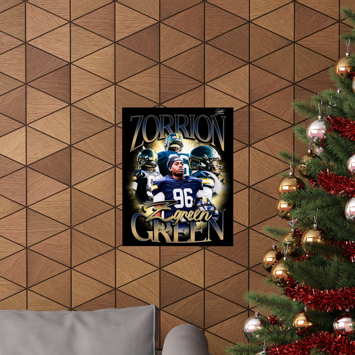 Zorrion Green Poster