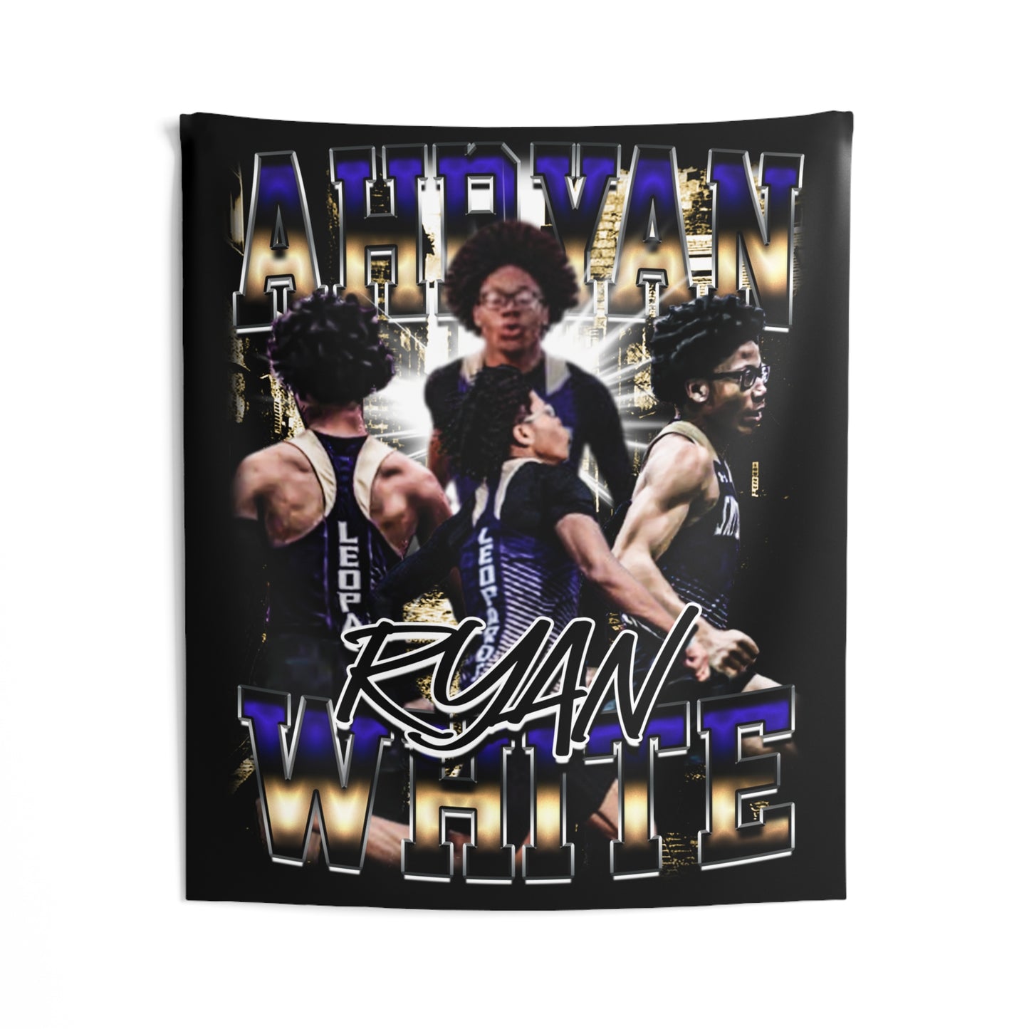 Ahryan White Tapestry 50” x 60”