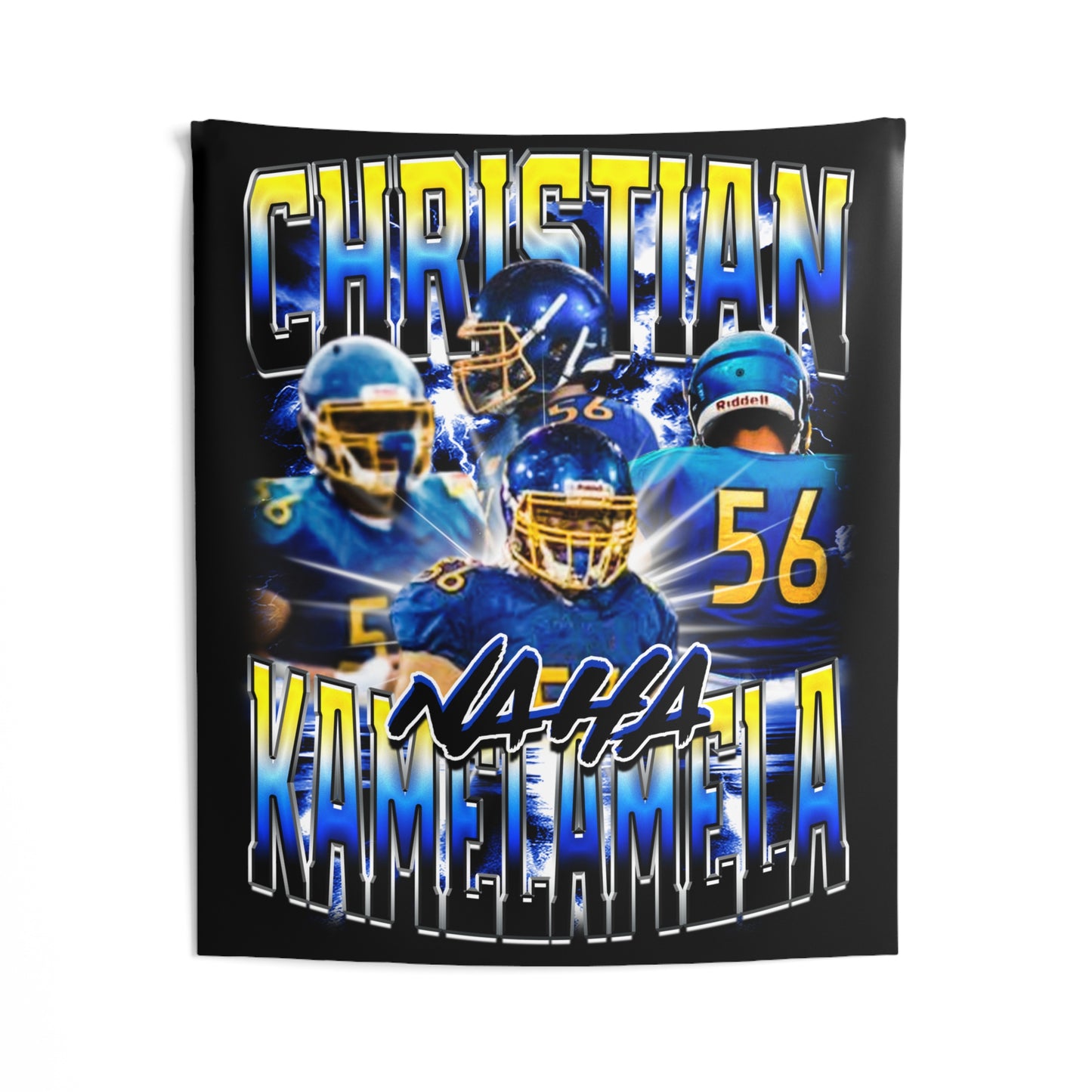 Christian Naha-Kamelamela Tapestry 50” x 60”