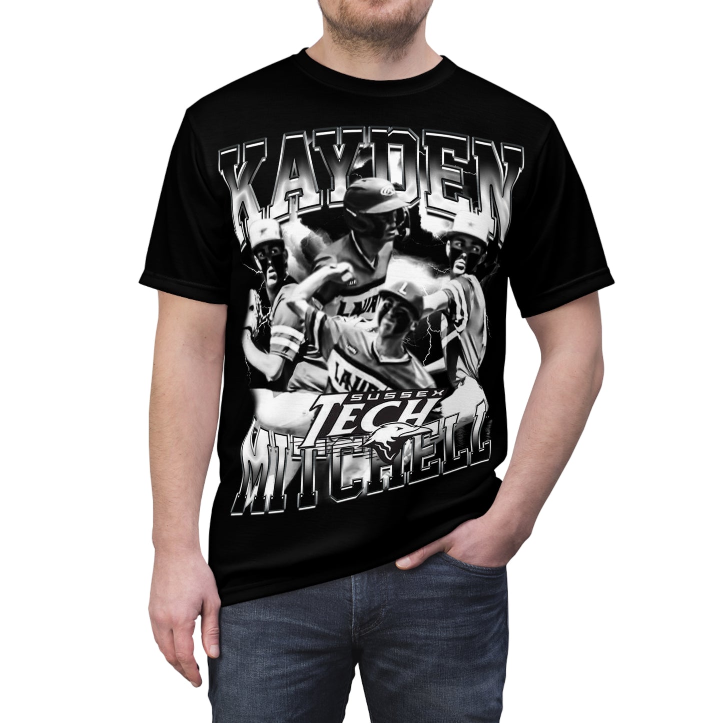 Kayden Mitchell Vintage Full Print Tee