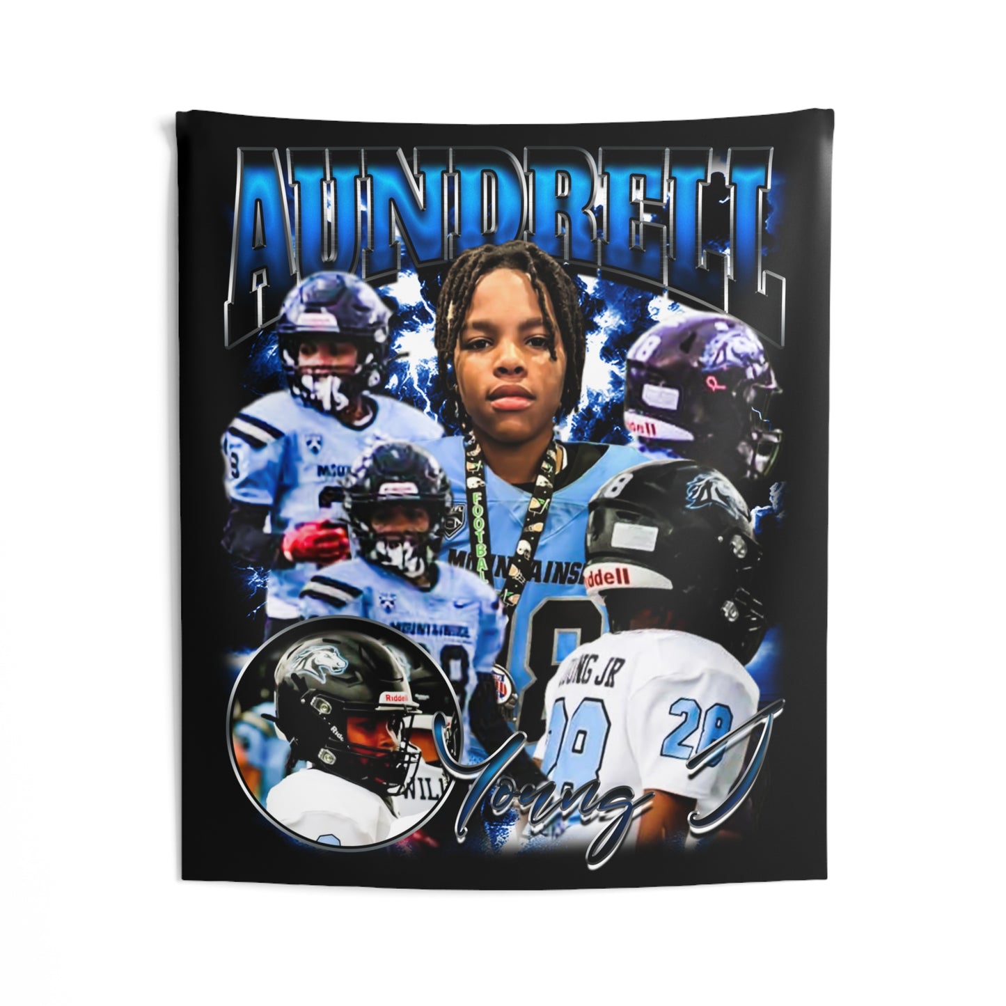 Aundrell Young J Tapestry 50” x 60”