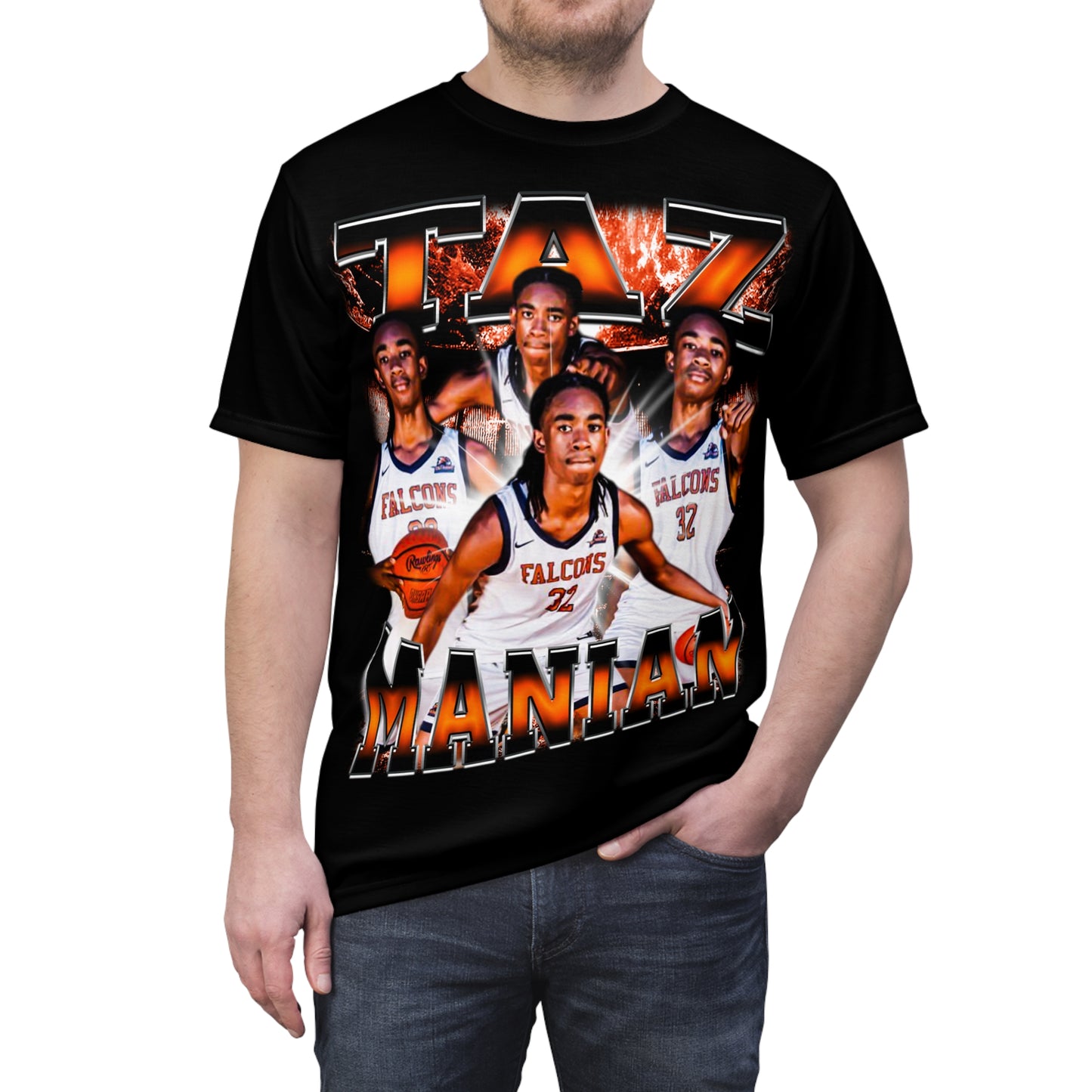 Taz Manian Vintage Full Print Tee