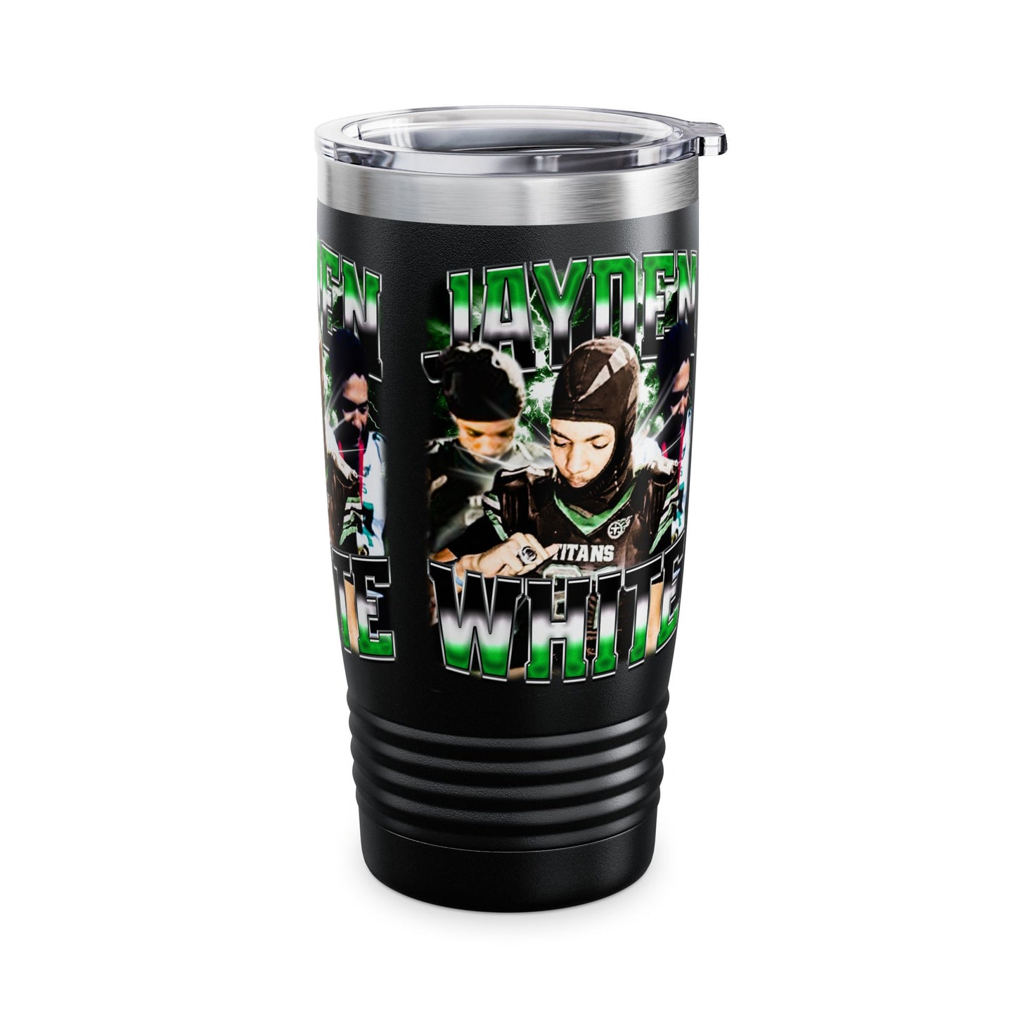 Jayden White Stainless Steel Tumbler