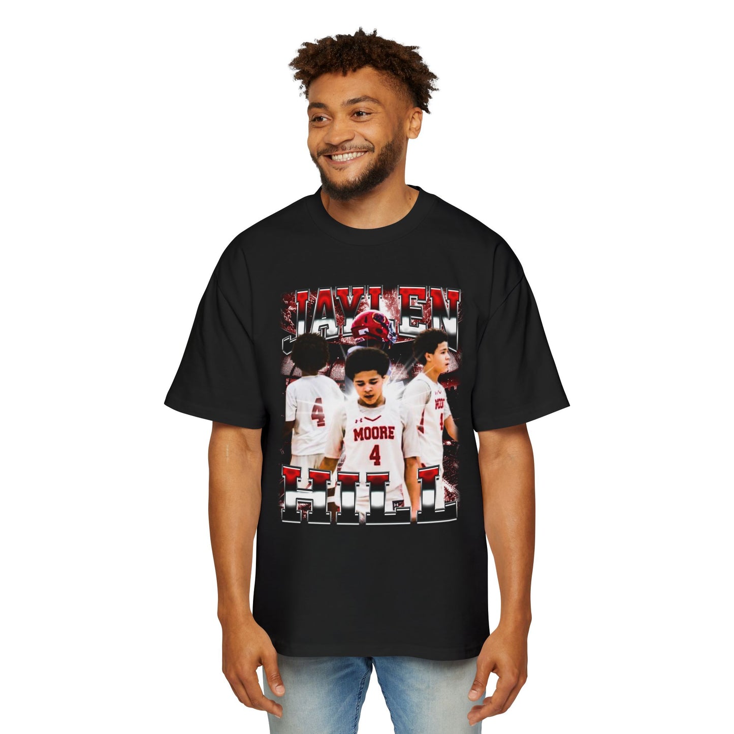 Jaylen Hill Oversized Retro Tee