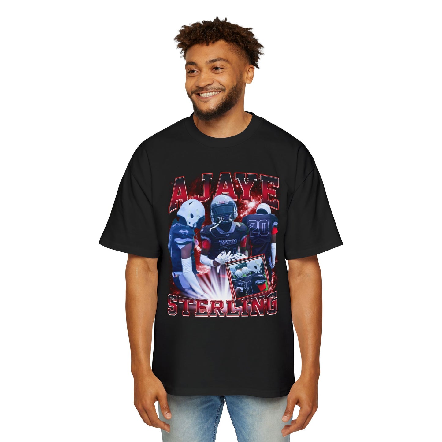 Ajaye Sterling Oversized Retro Tee