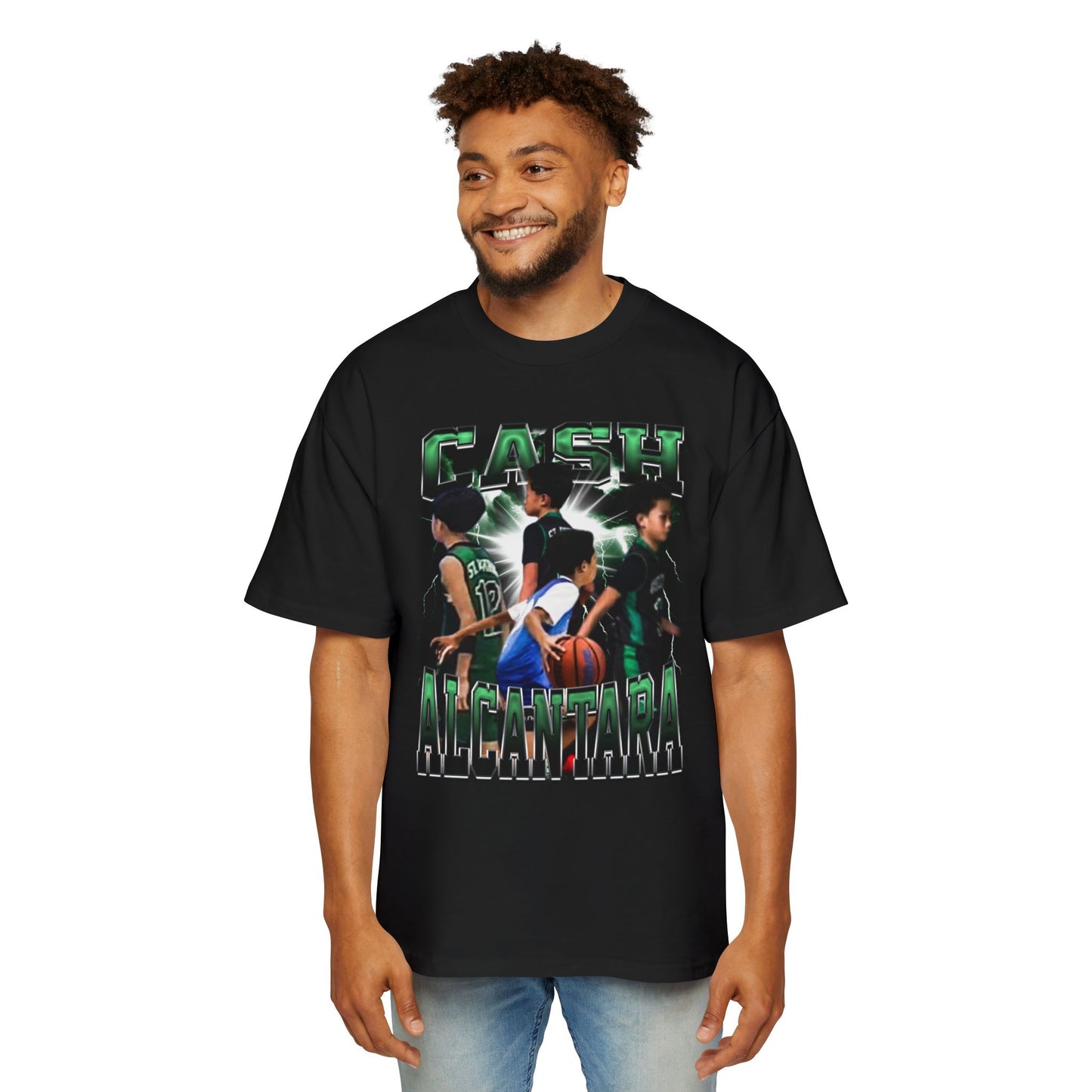 Cash Alcantara Oversized Retro Tee