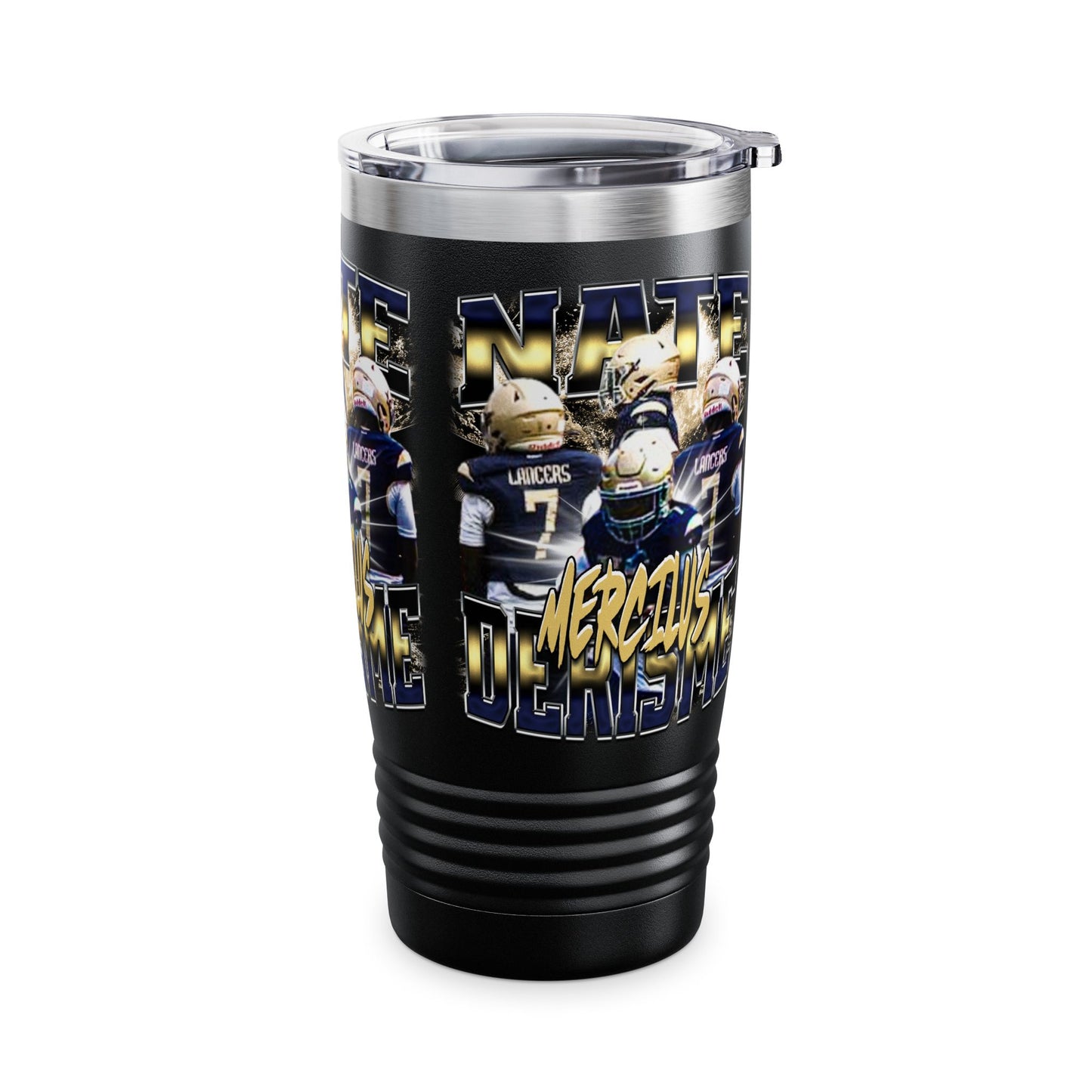 Nate Mercilus Derisme Stainless Steal Tumbler