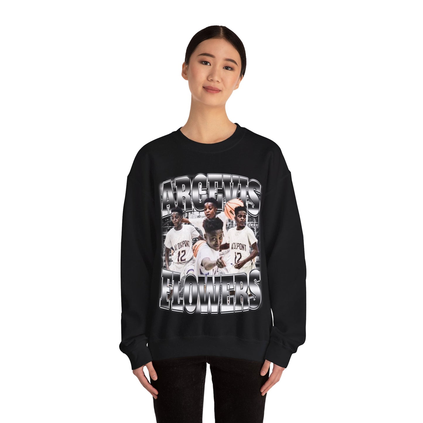 Arcevis Flowers Crewneck Sweatshirt