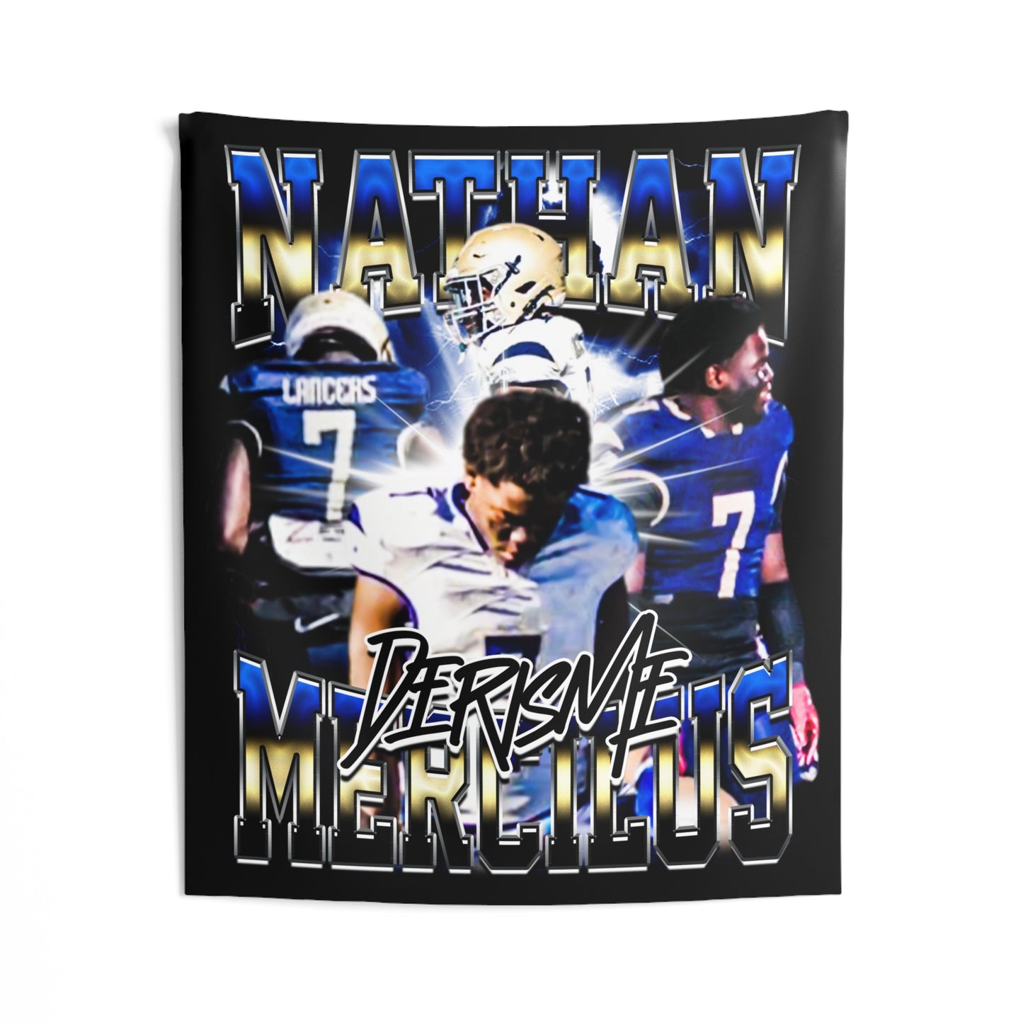 Nathan Derisme Mercilus Tapestry 50” x 60”