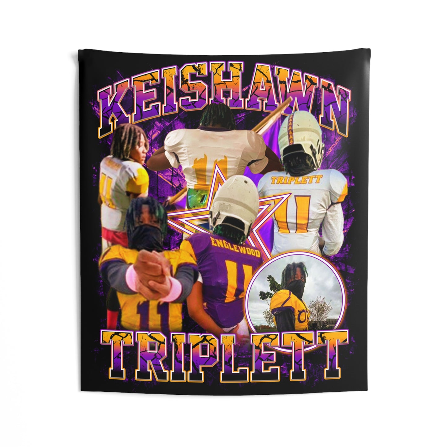 Keishawn Triplett Tapestry 50” x 60”