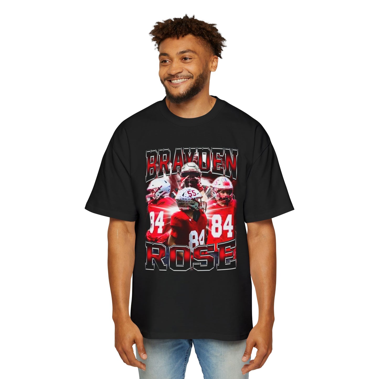 Brayden Rose Oversized Retro Tee