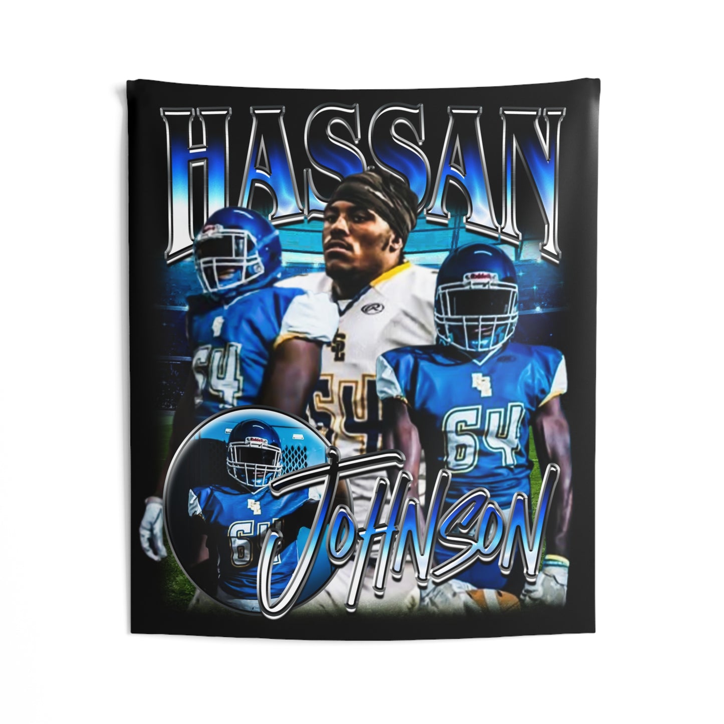 Hassan Johnson Tapestry 50” x 60”