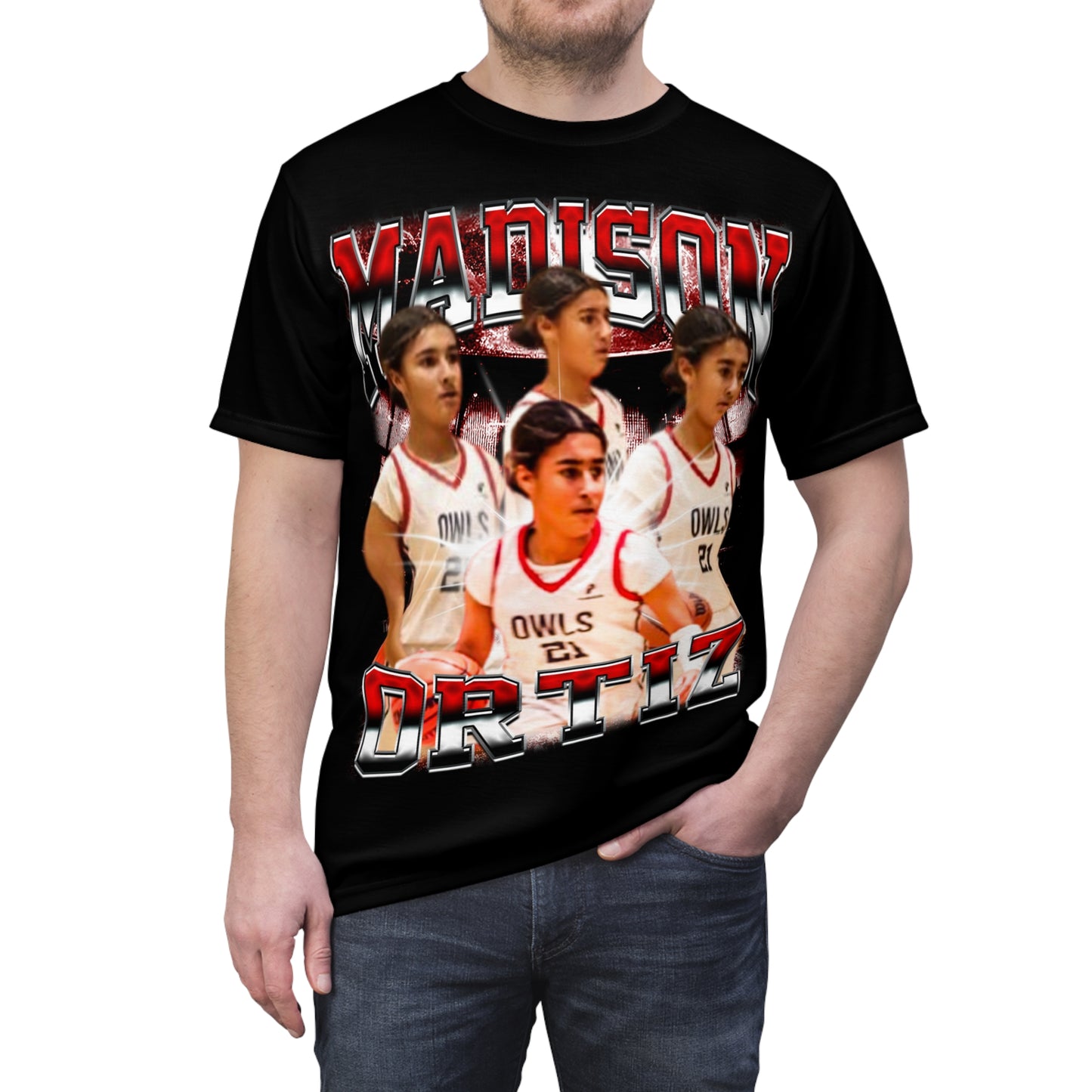 Madison Ortiz Vintage Full Print Tee