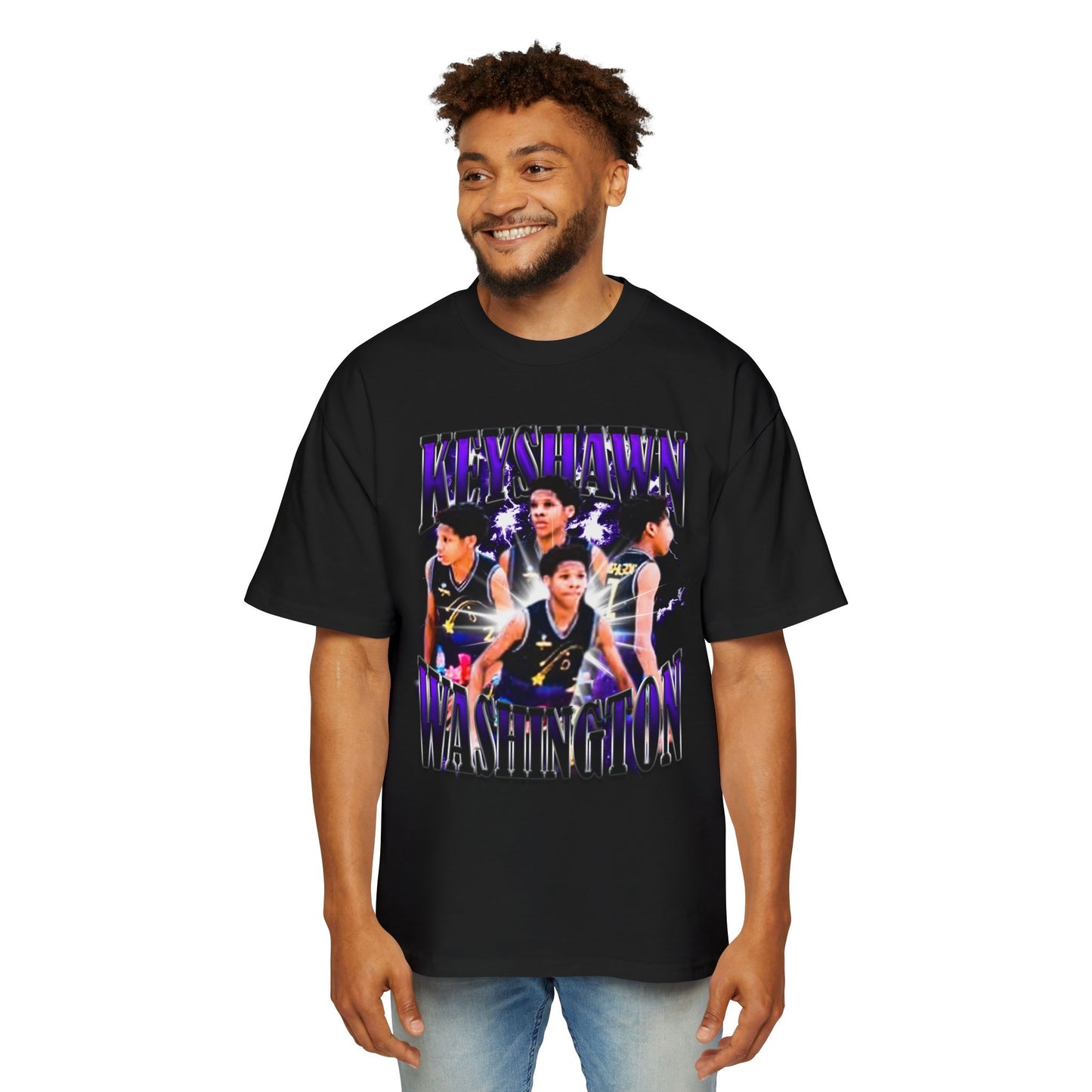 Keyshawn Washington Oversized Retro Tee