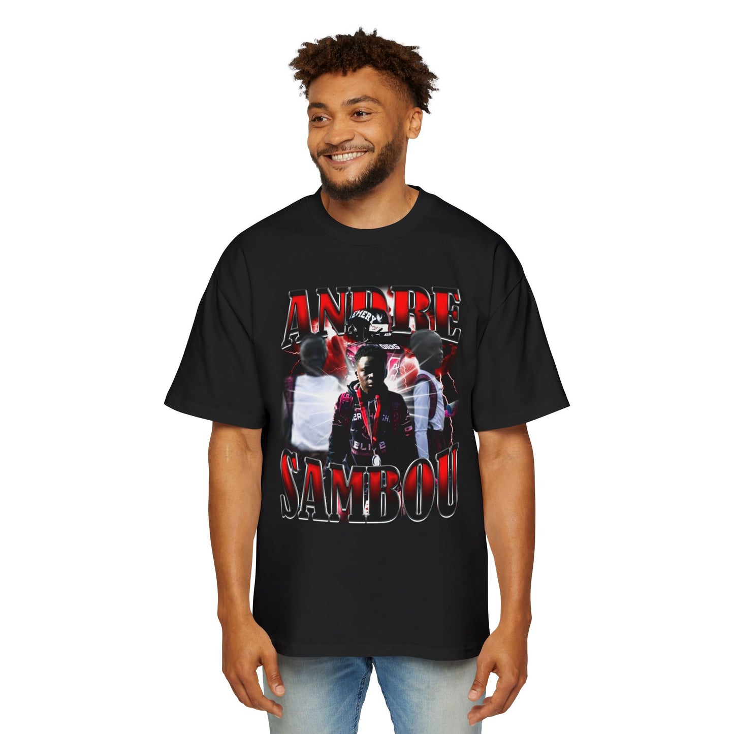 Andre Sambou Oversized Retro Tee