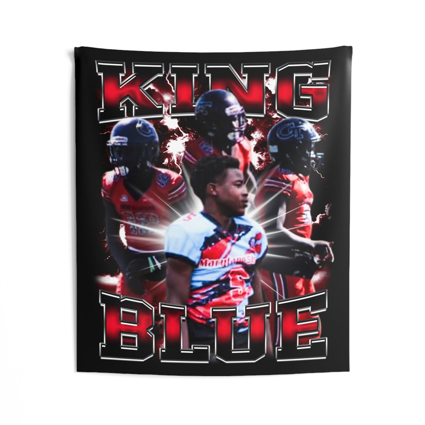 King Blue Tapestry 50” x 60”