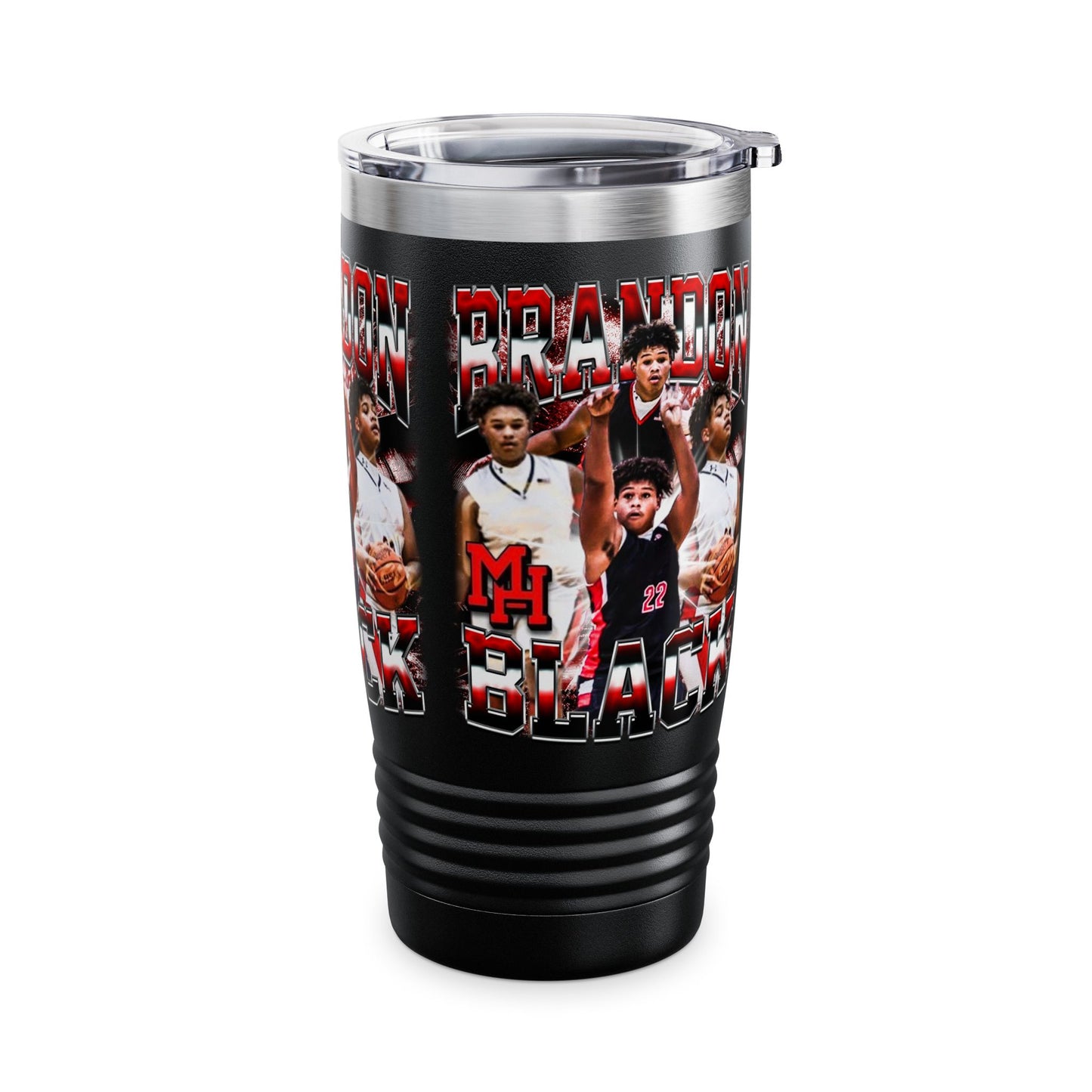 Brandon Black Stainless Steal Tumbler
