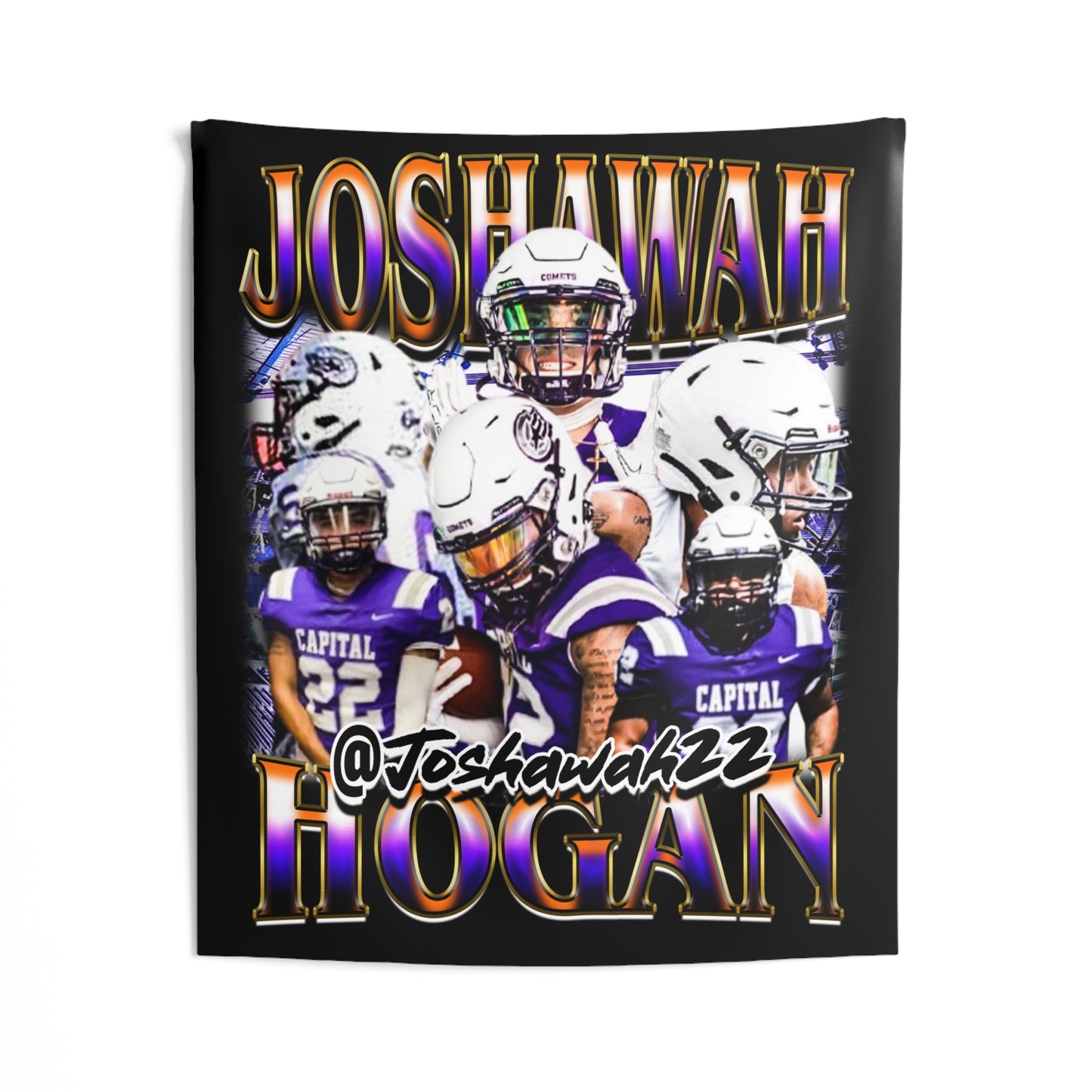 Joshawah Hogan Tapestry 50” x 60”