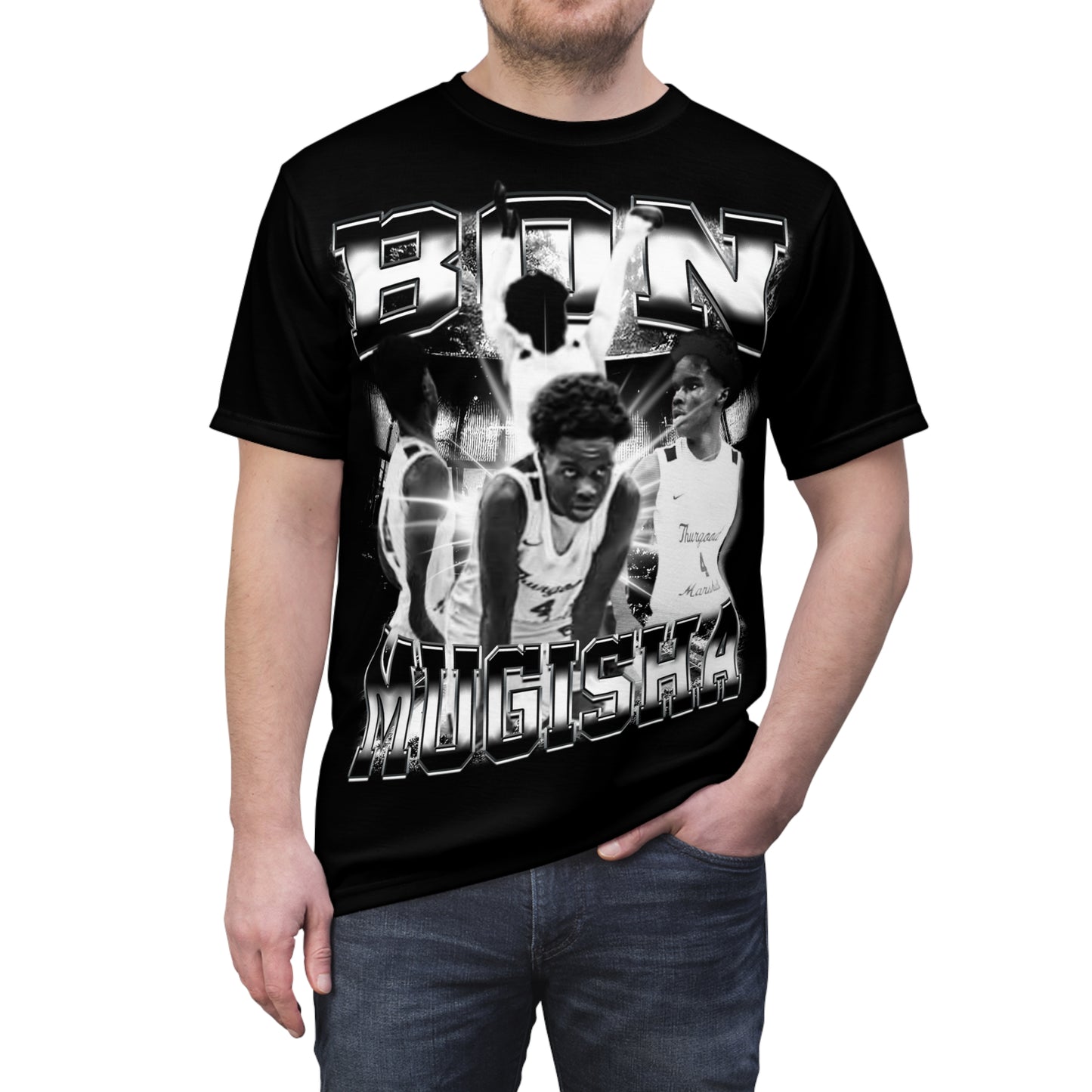 Bon Mugisha Vintage Full Print Tee